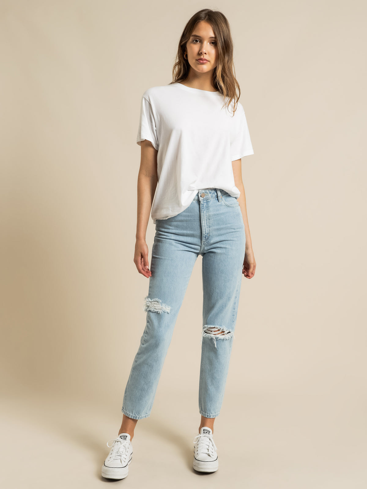 94 High Slim Jeans in Daisy Blue