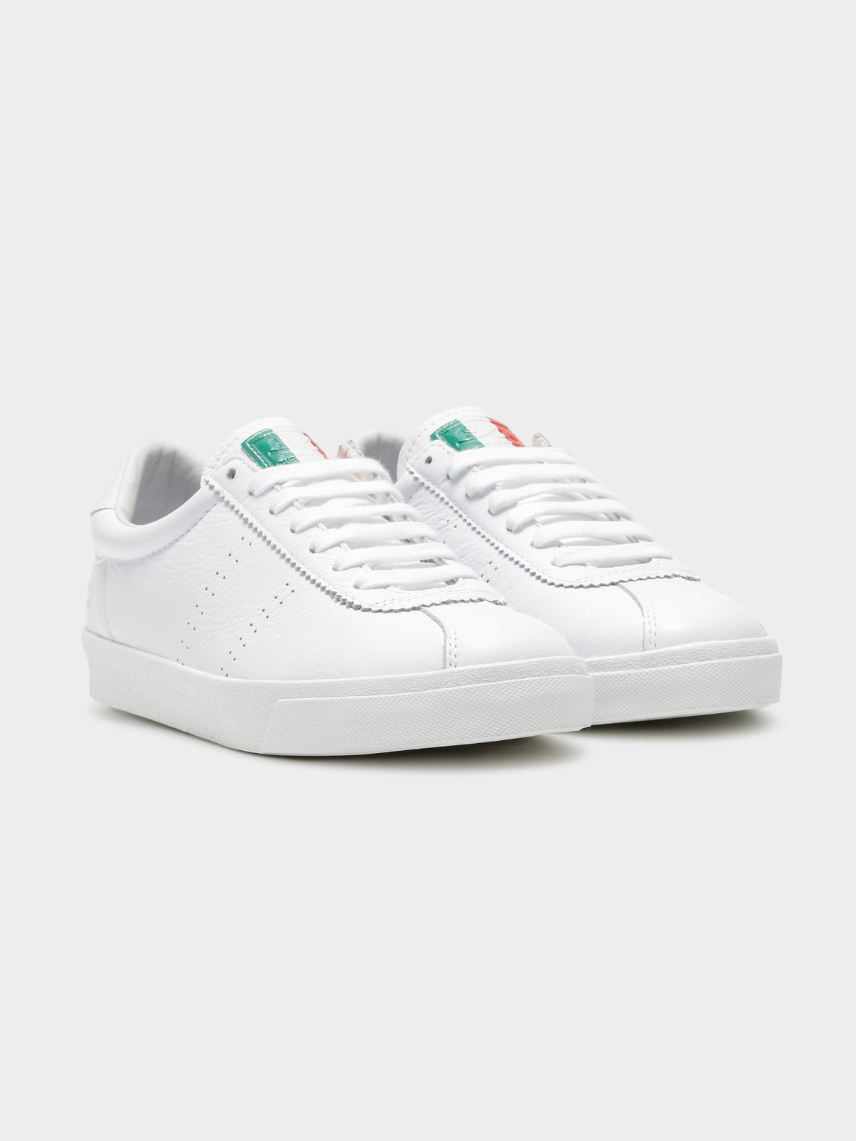 Unisex 2869 Club Comfleau Italia Sneaker in White
