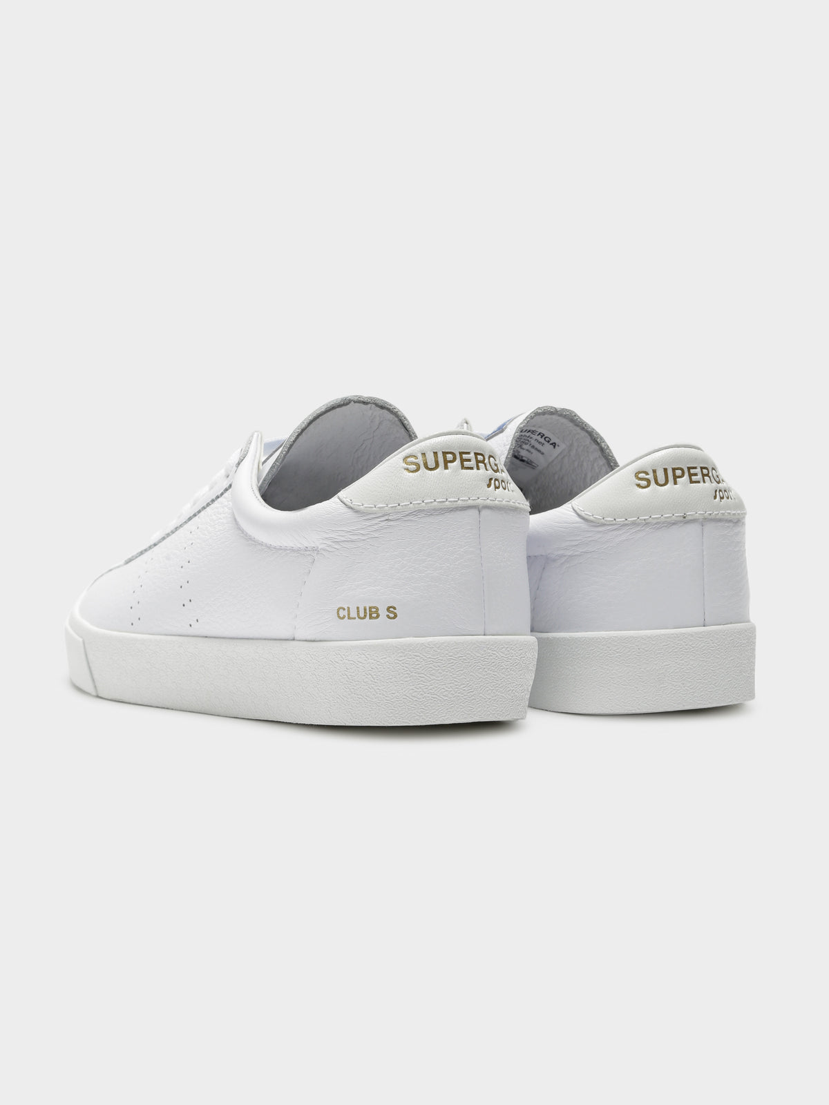 Unisex 2869 Club Comfleau Australia Sneaker in White