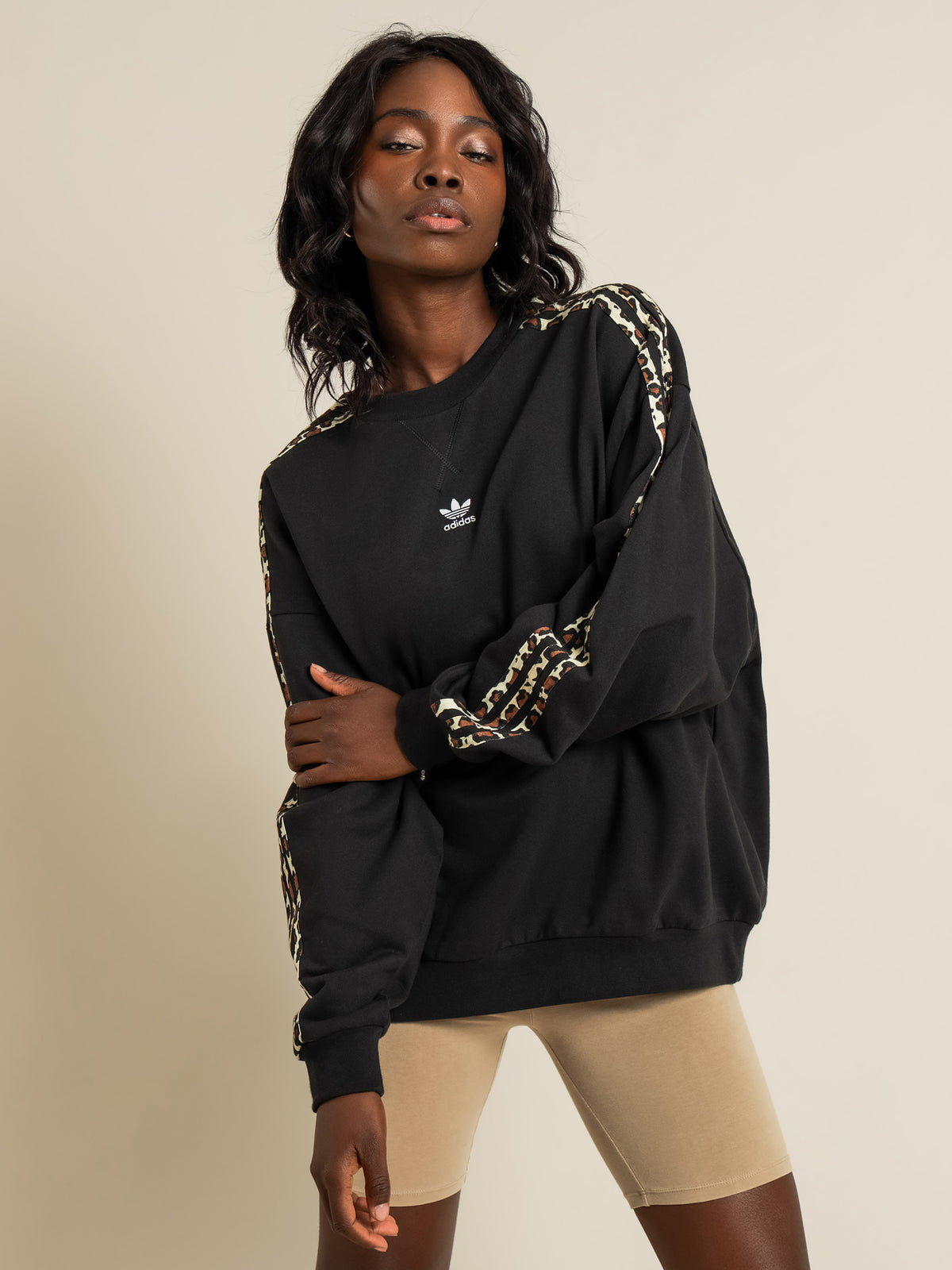 Adidas Crew Sweatshirt | Black