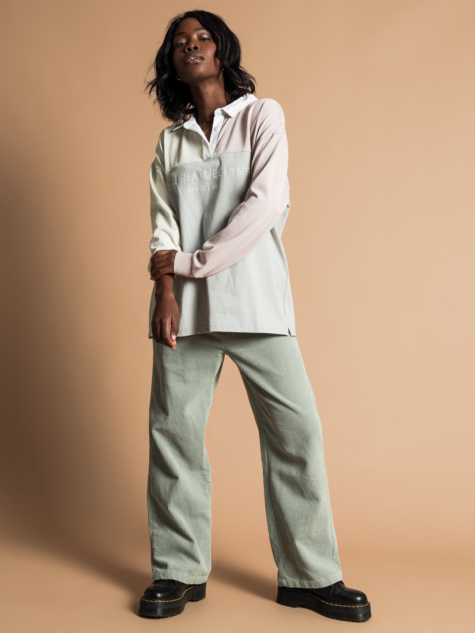 Hazel Panelled Rugby Jumper