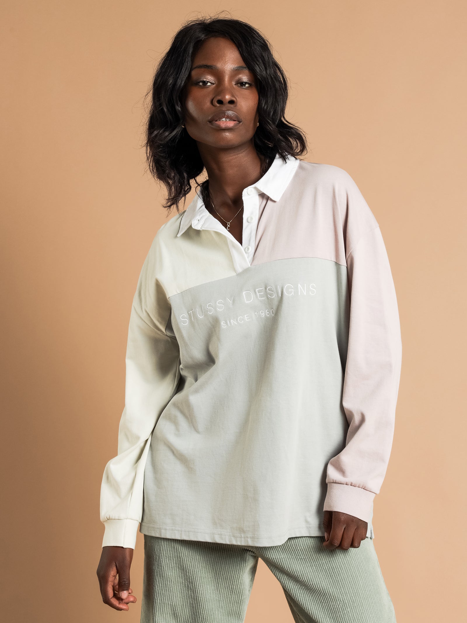 Hazel Panelled Rugby Jumper