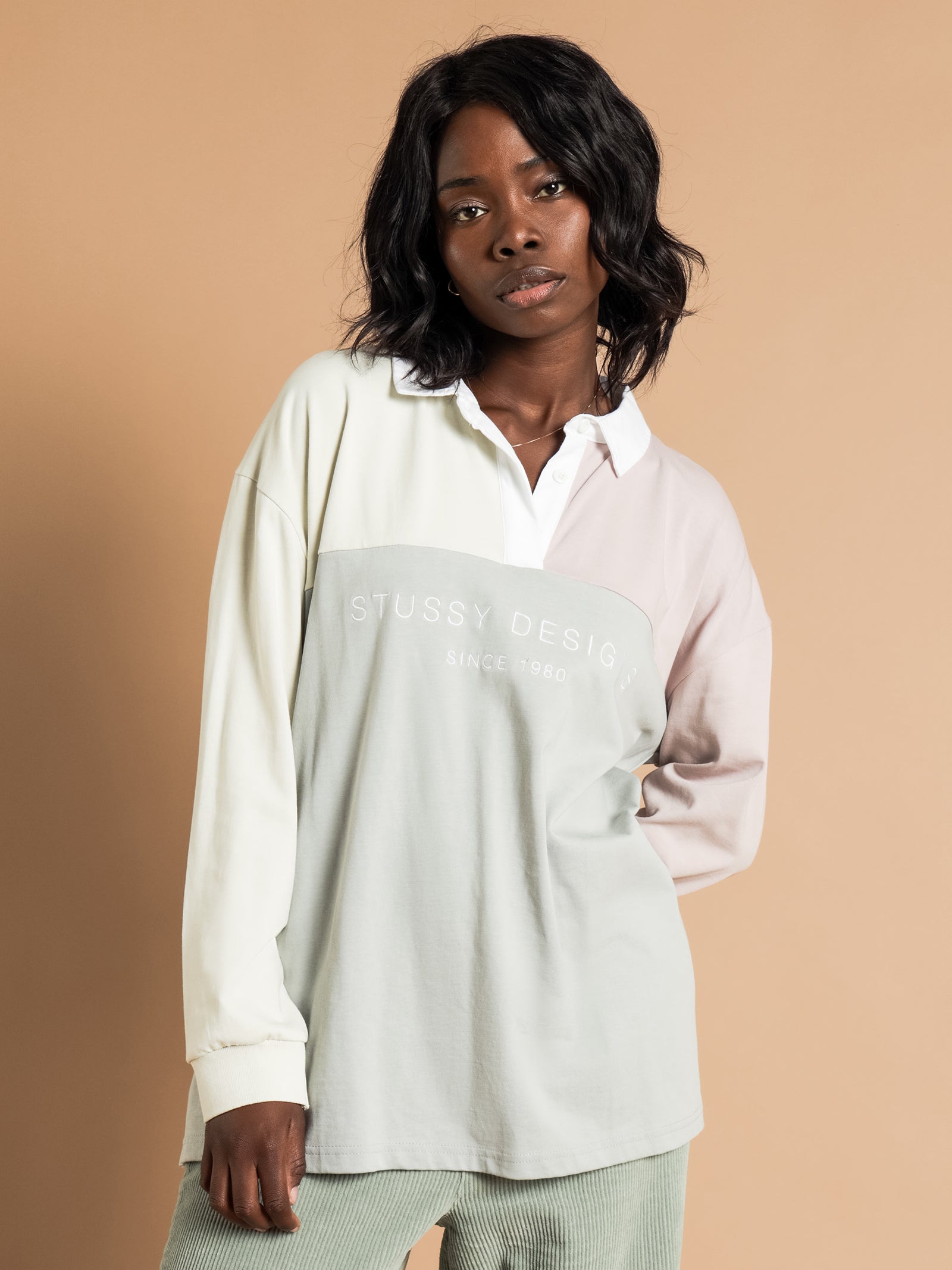 Hazel Panelled Rugby Jumper