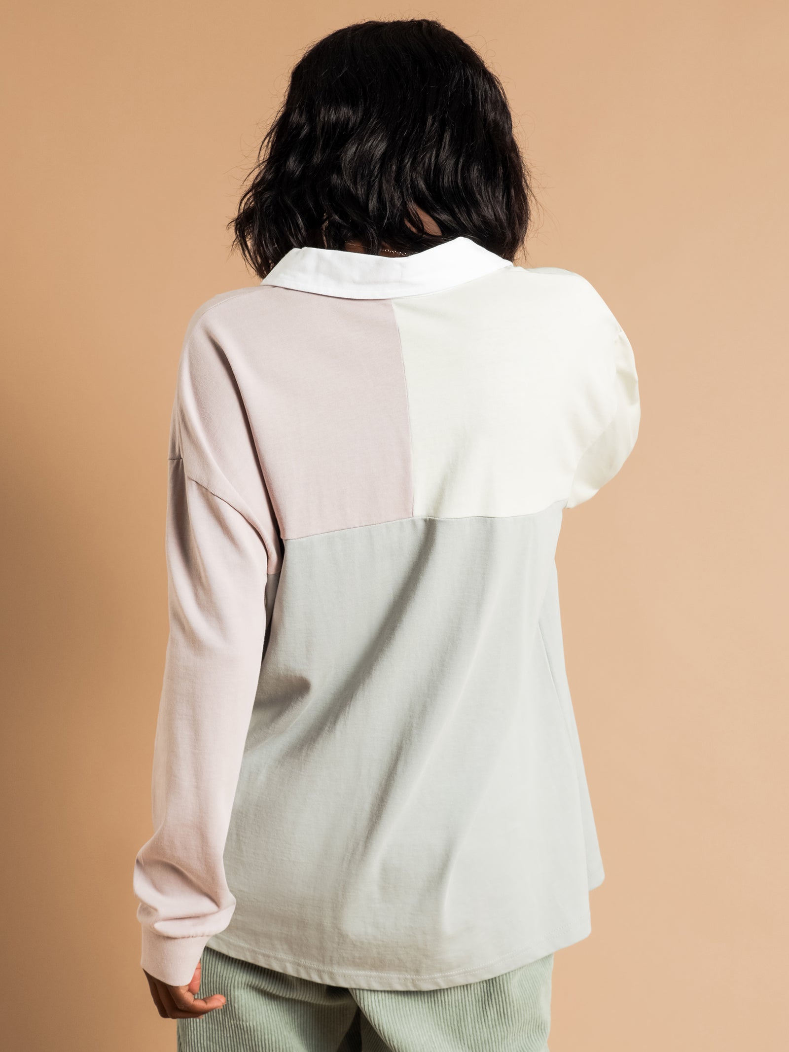 Hazel Panelled Rugby Jumper