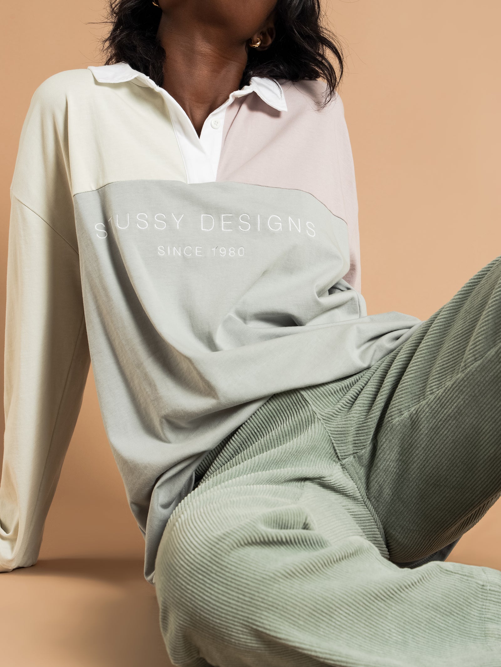 Hazel Panelled Rugby Jumper