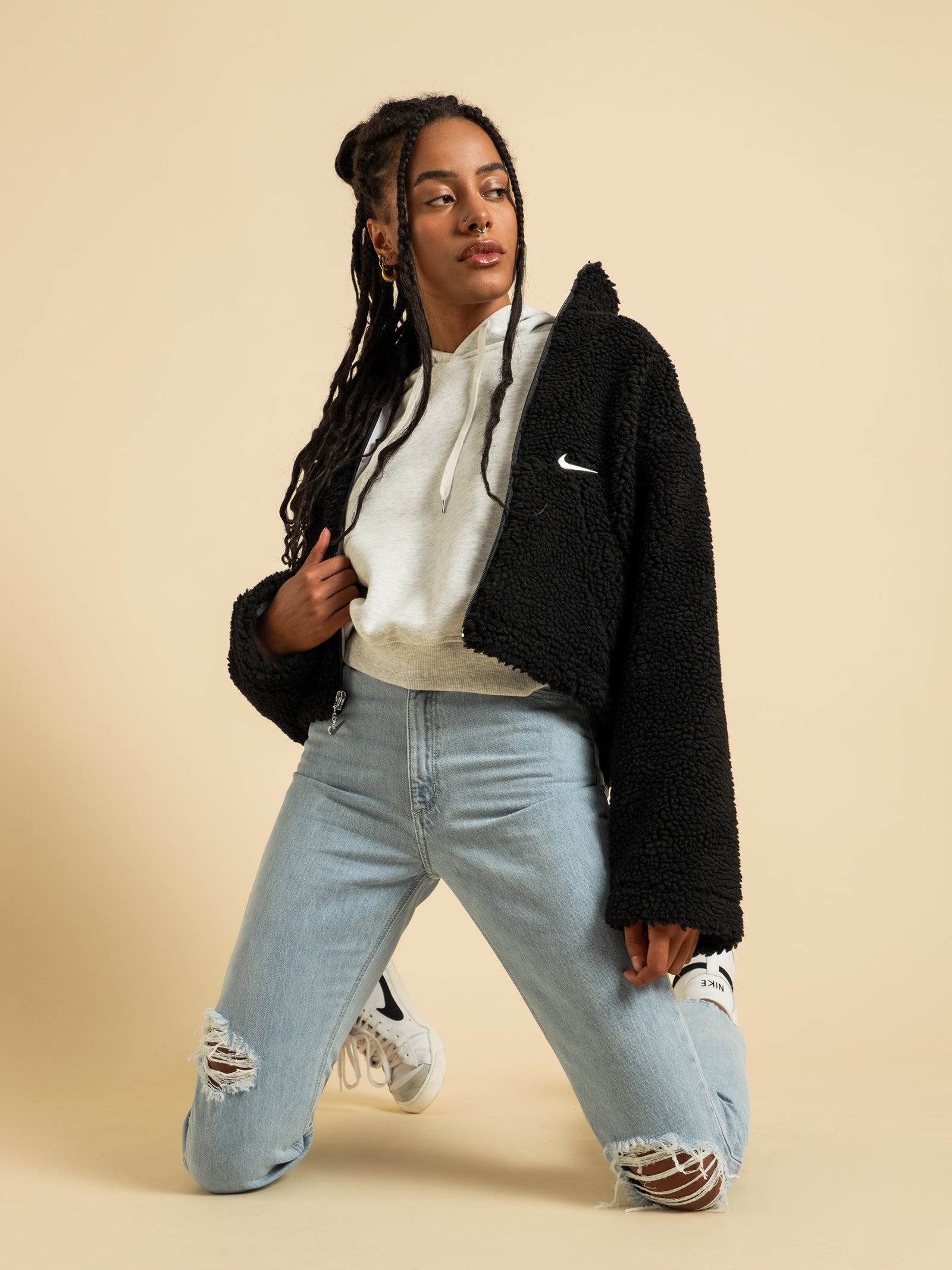 Nike sherpa jacket womens Clearance