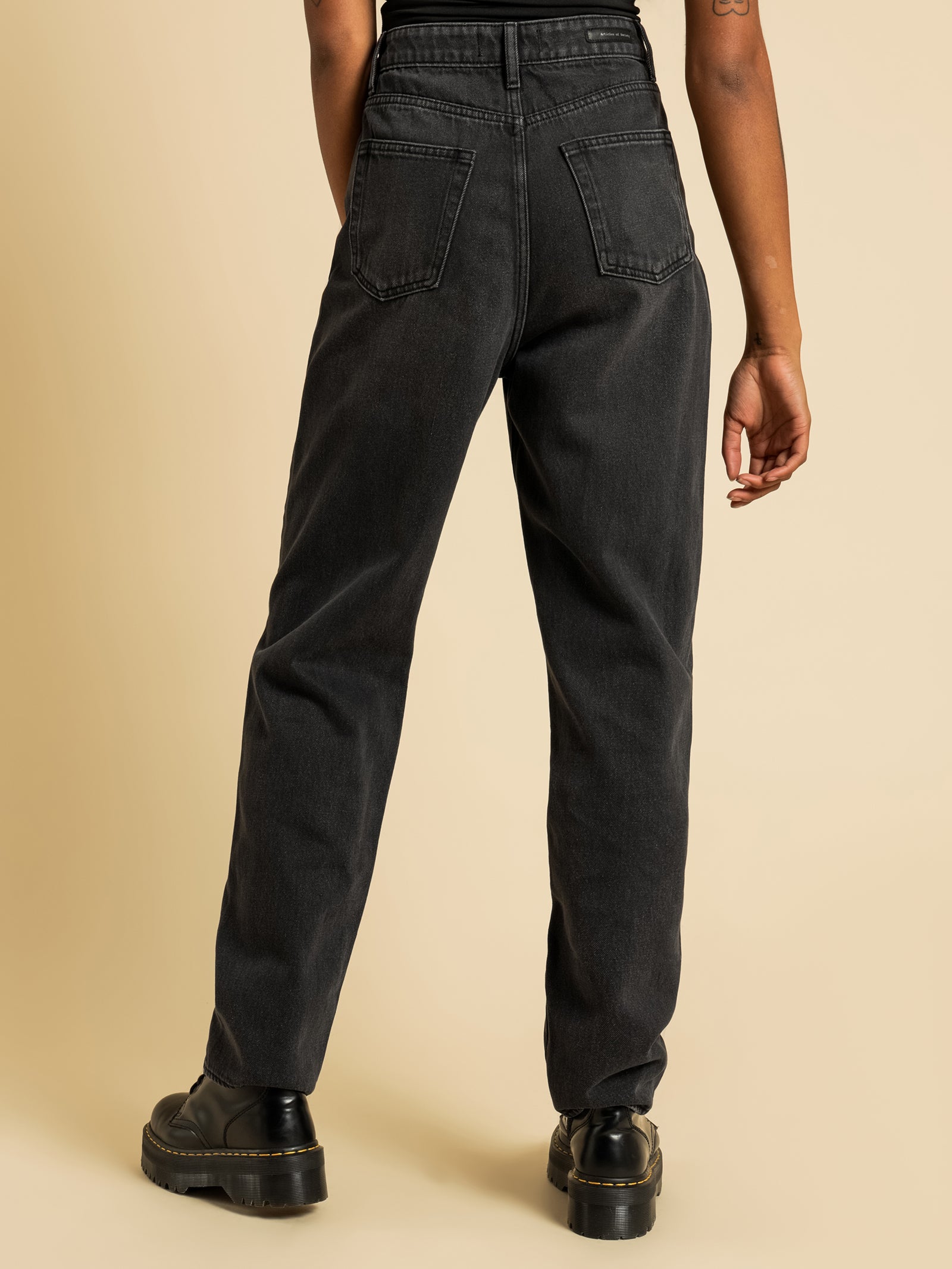 Articles Of Society Hailey Baggy Straight Leg Jeans