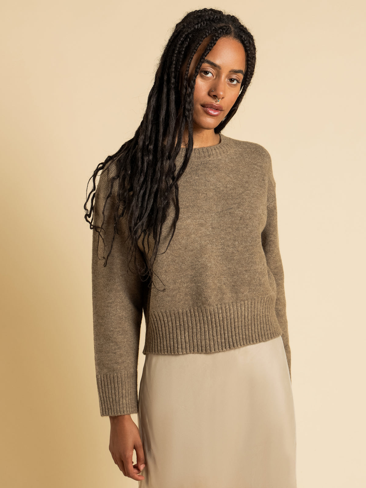 Nude Lucy Ari Knit Jumper | Mocha