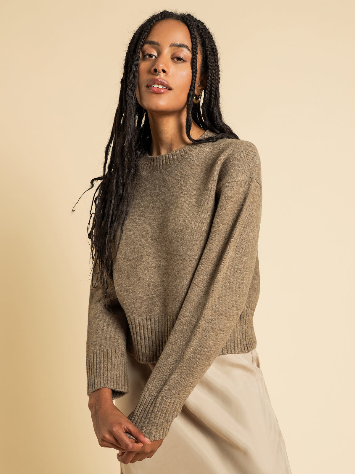 Nude Lucy Ari Knit Jumper | Mocha