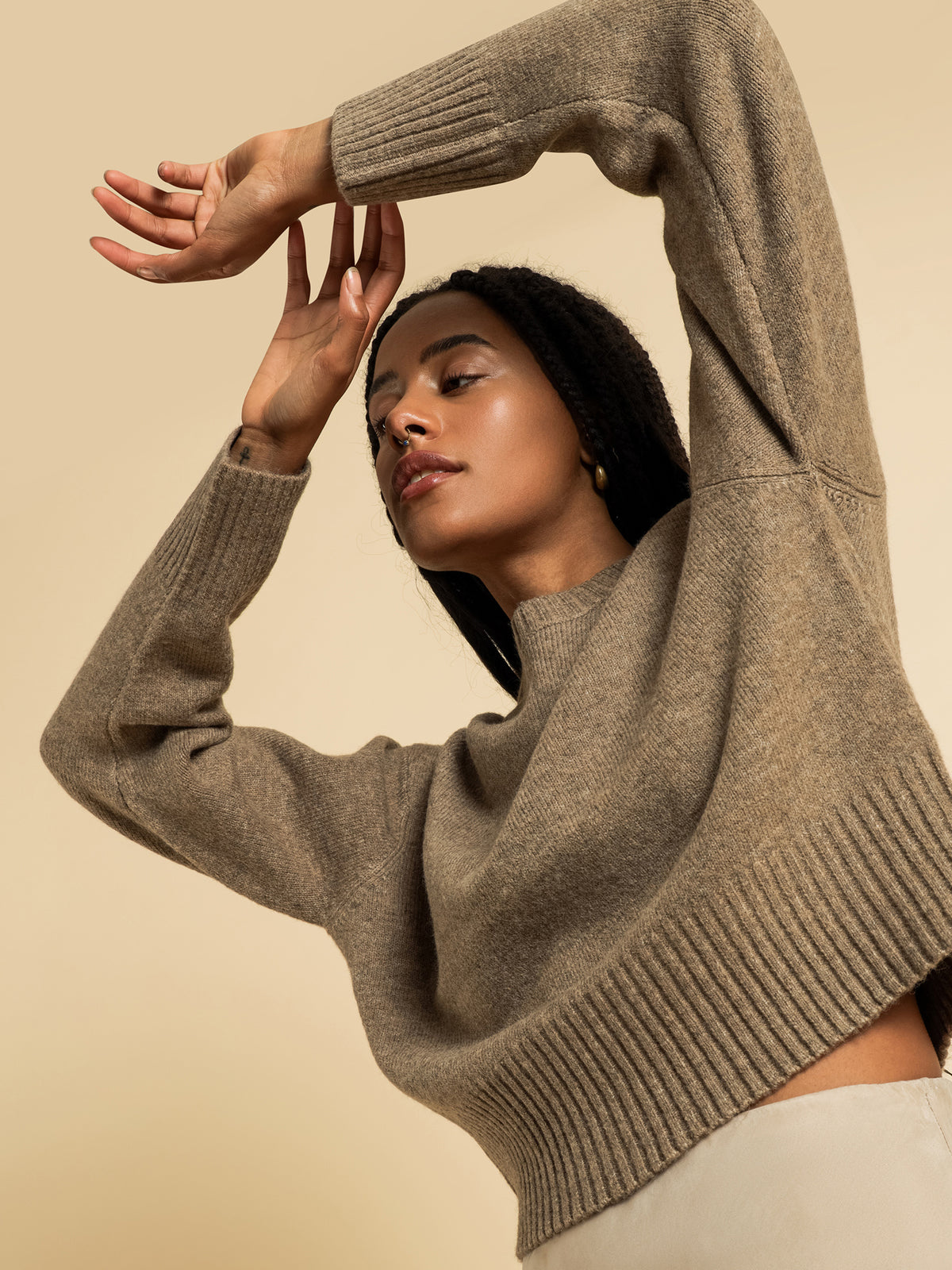 Nude Lucy Ari Knit Jumper | Mocha