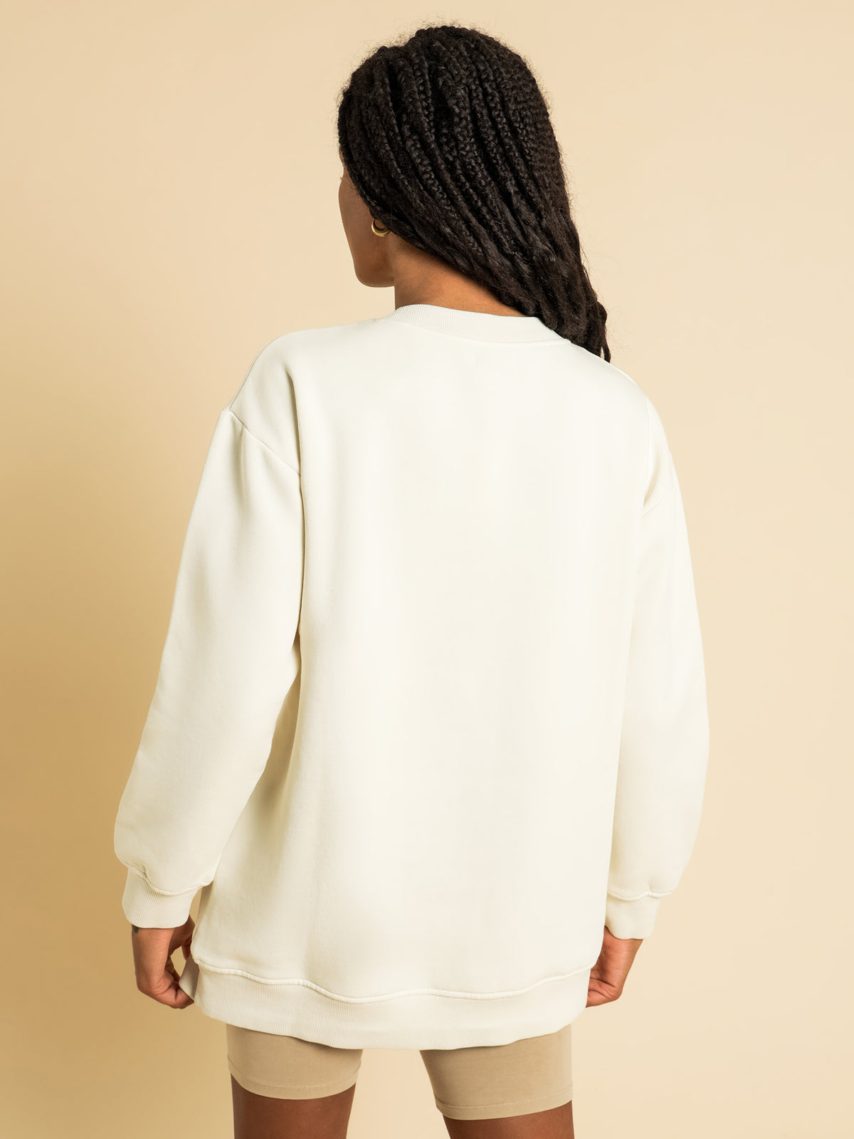 Nude Lucy Carter Classic Boyfriend Sweater | Ecru