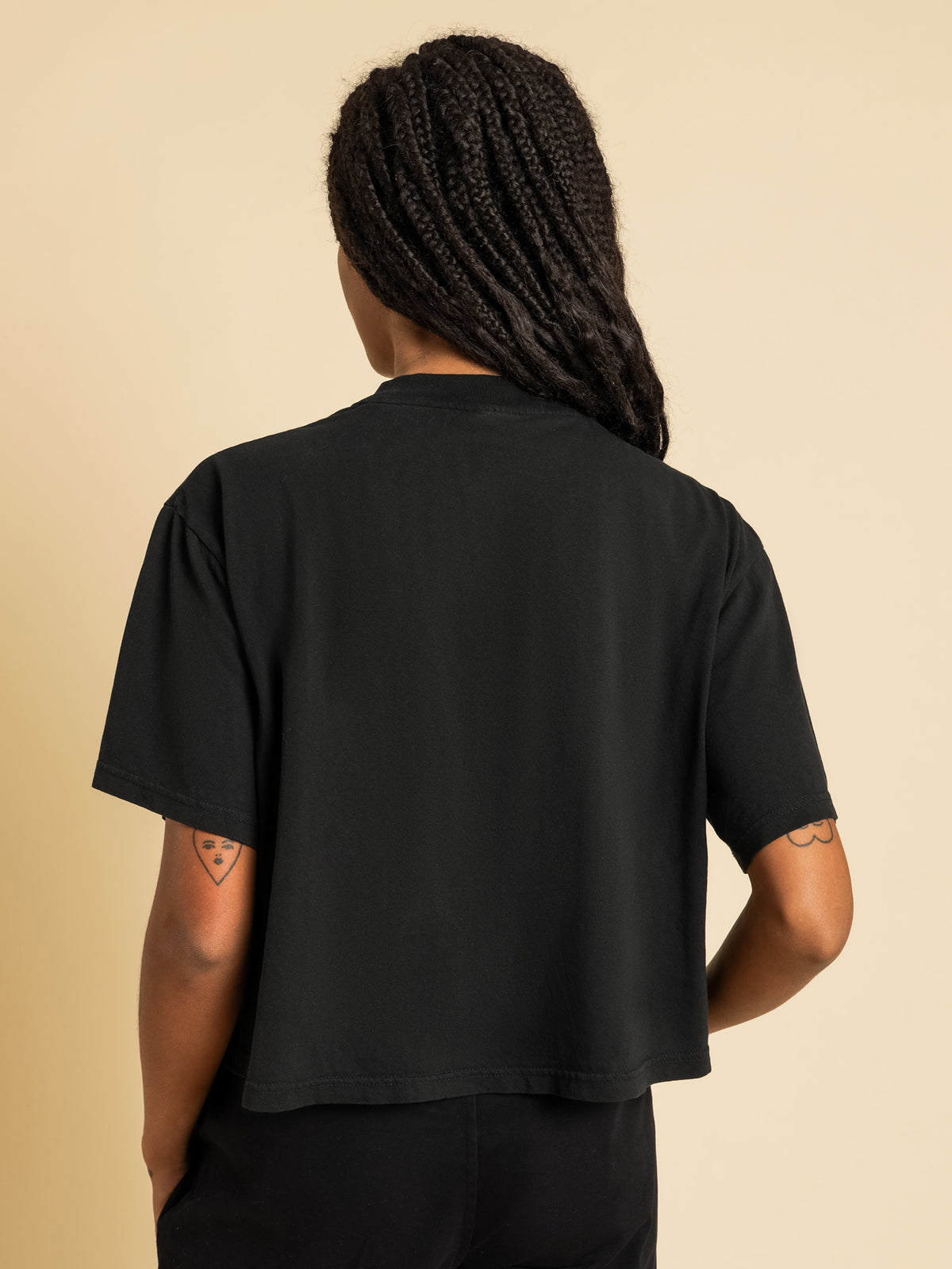 Cities Boxy T-Shirt in Black