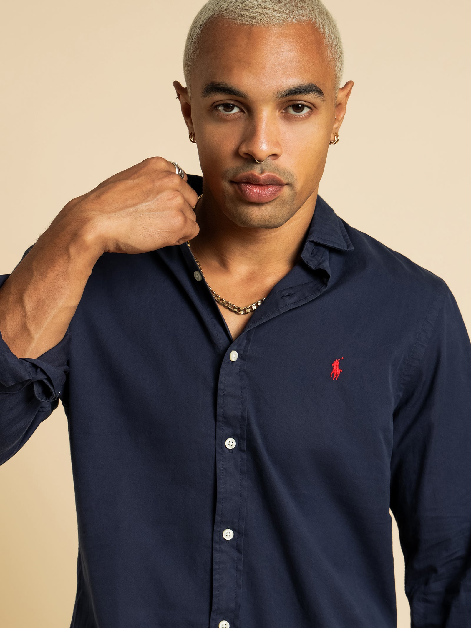 Slim Fit Button Up Shirt