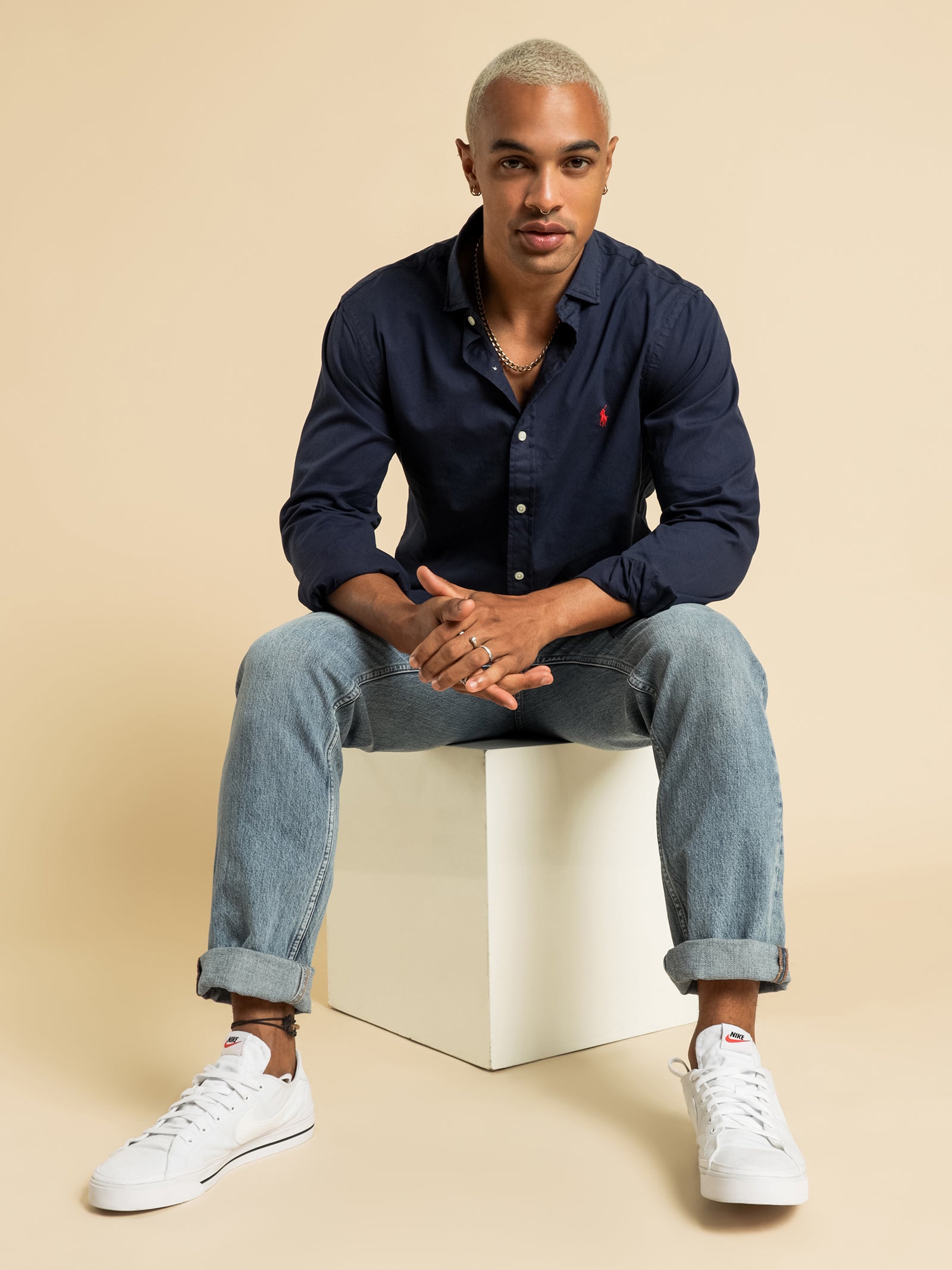 Slim Fit Button Up Shirt