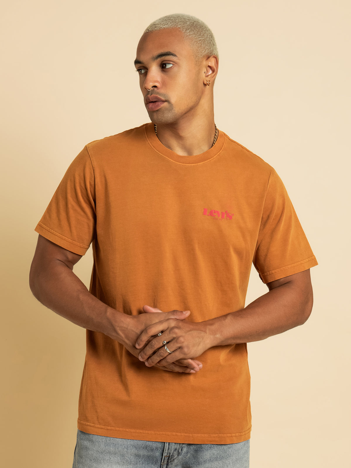 Relaxed T-Shirt in Brown