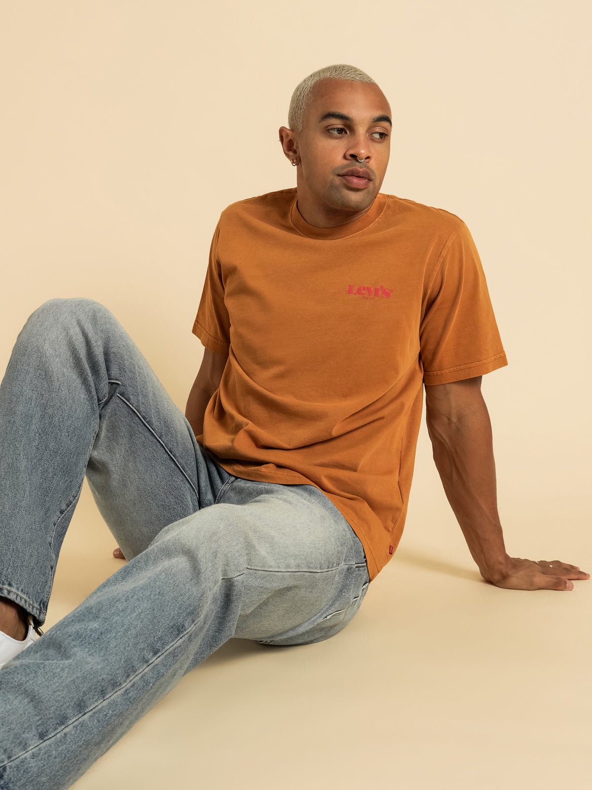 Relaxed T-Shirt in Brown