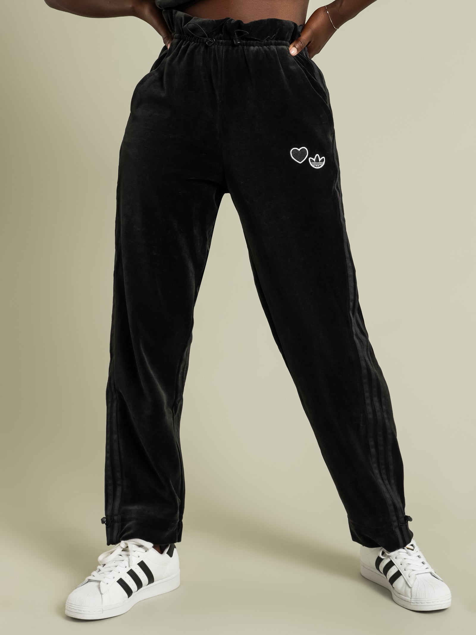 adidas velour leggings
