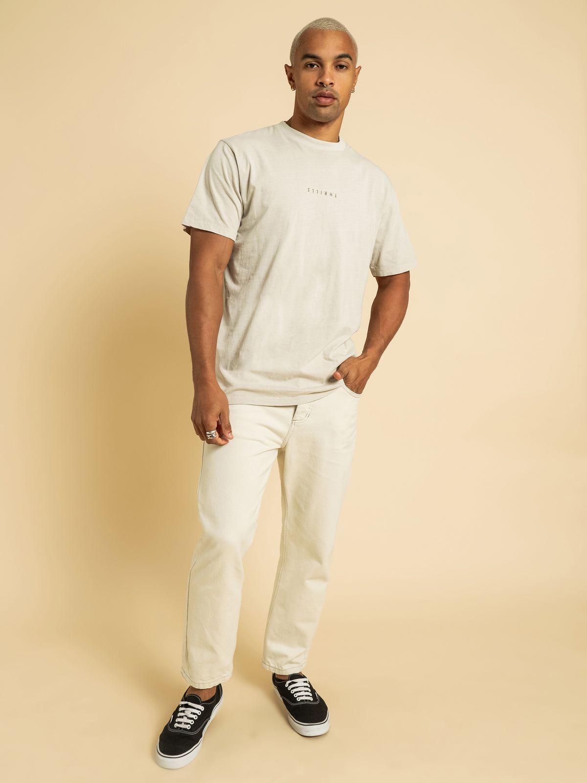 Thrills Minimal Thrills Merch Fit T-Shirt | Cement