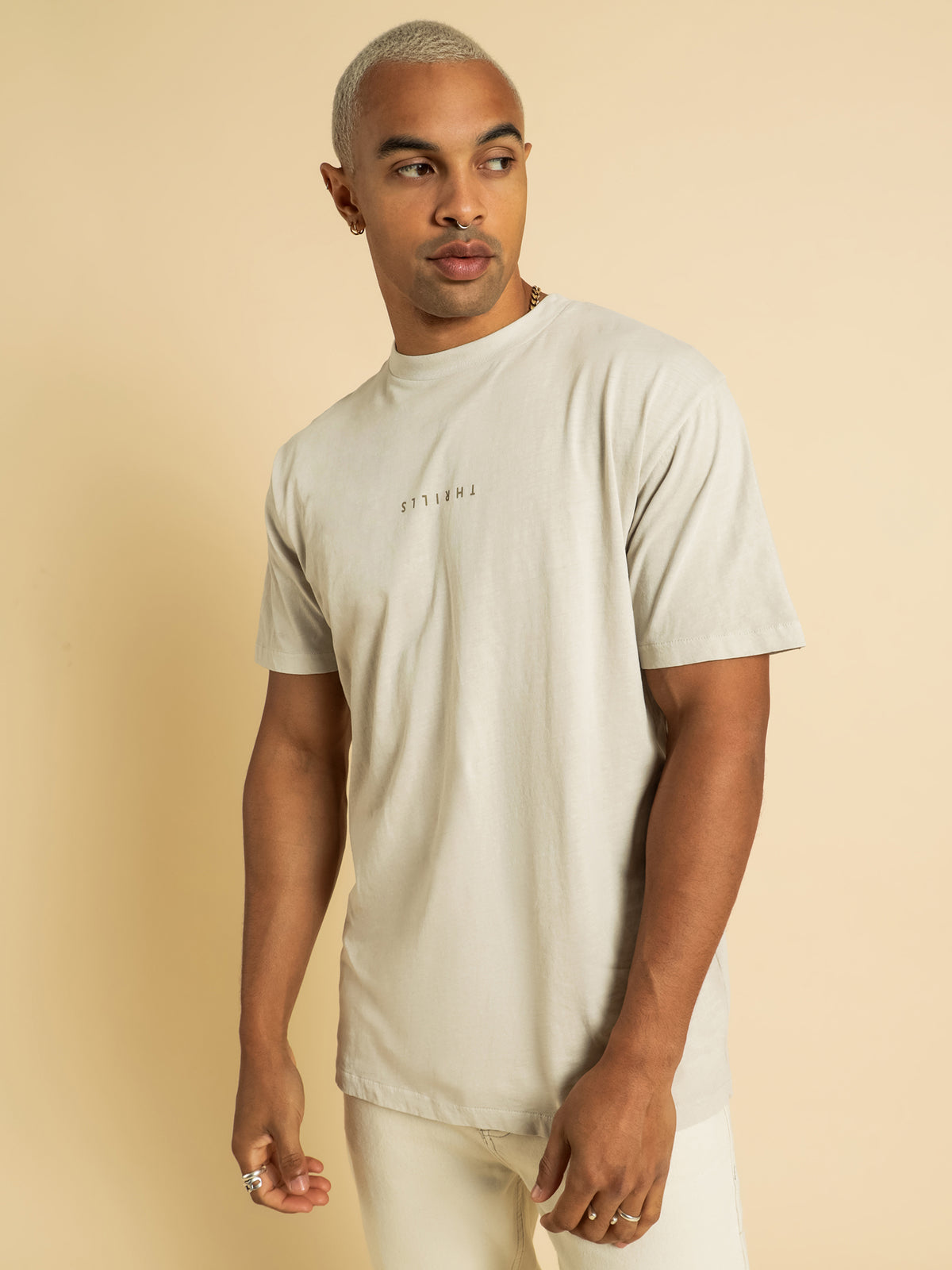 Thrills Minimal Thrills Merch Fit T-Shirt | Cement