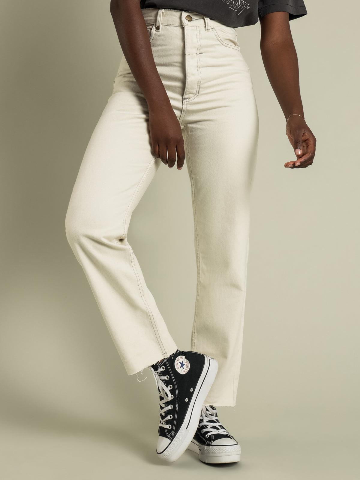 Paige Jeans in Vintage Bone White