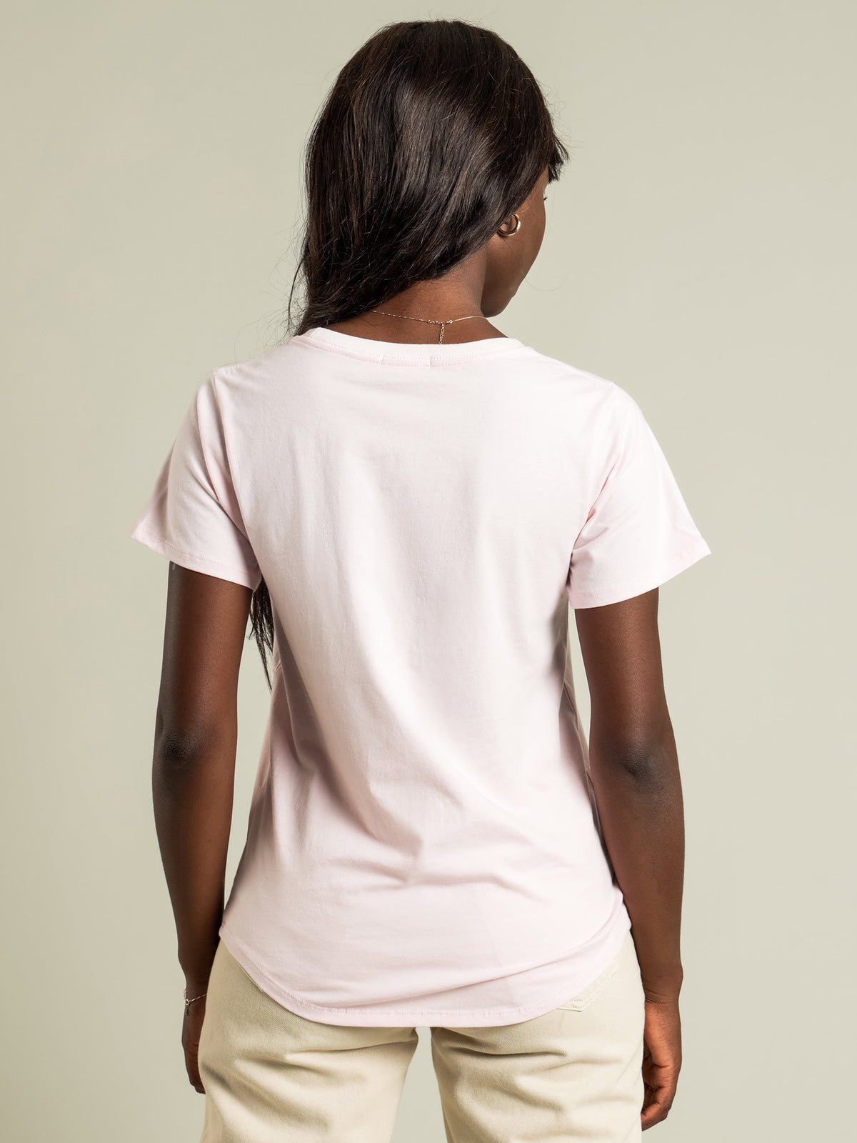Sunday Gals Club T-Shirt in Faded Pink
