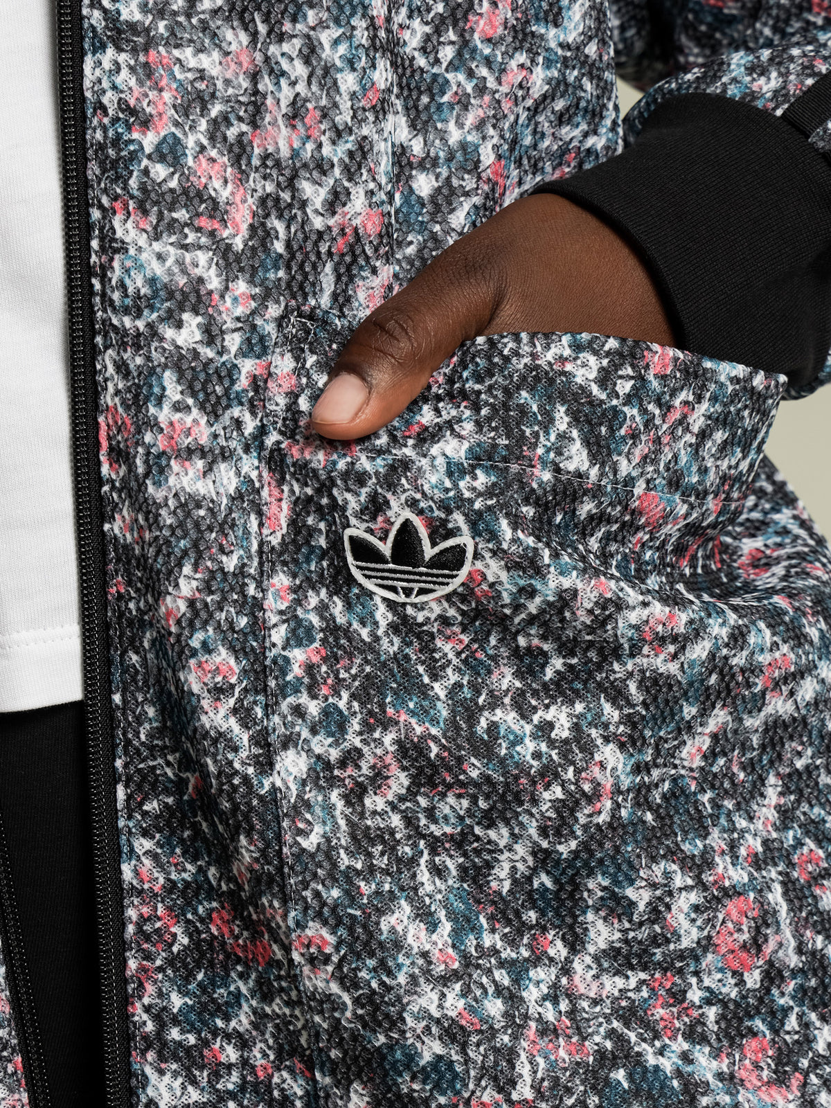 Adidas Loose-Fit Long Bomber Jacket | Multi