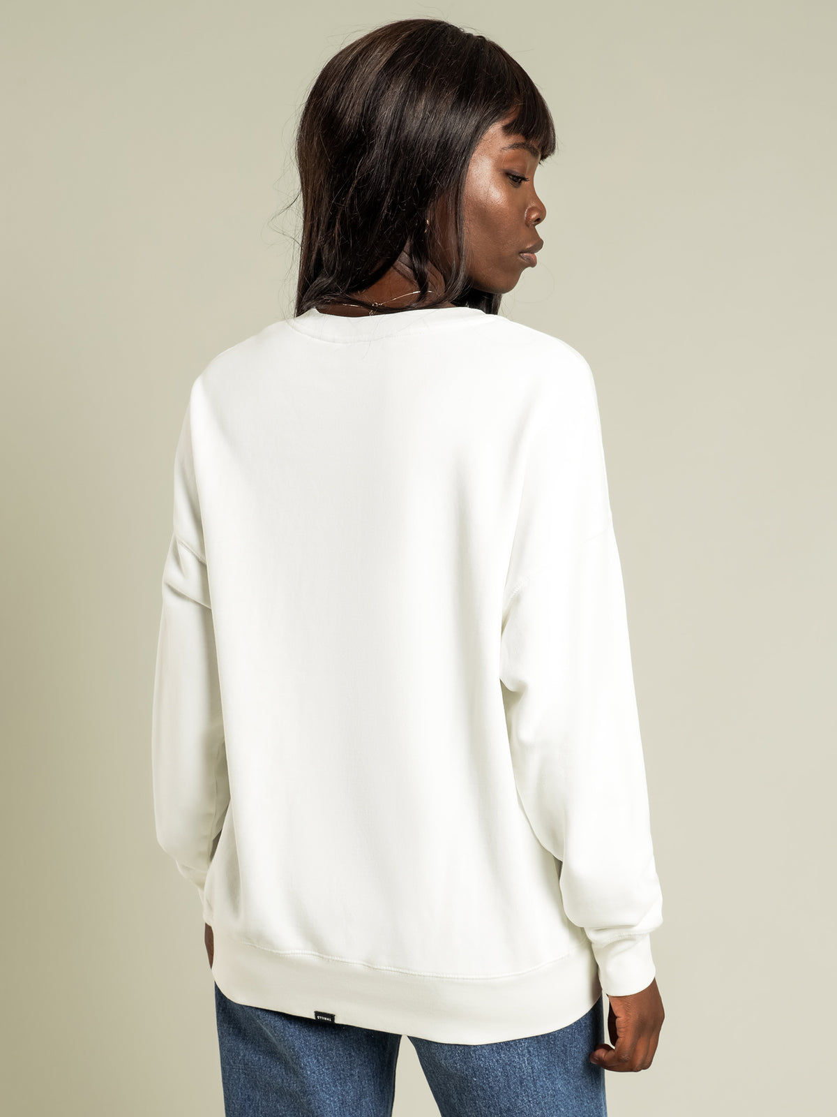 Revival Slouch Jumper in Dirty White