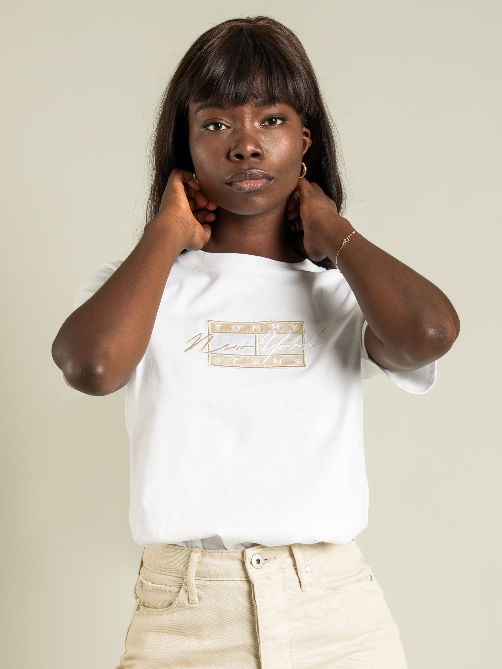 Regular Embroidered Flag T-Shirt