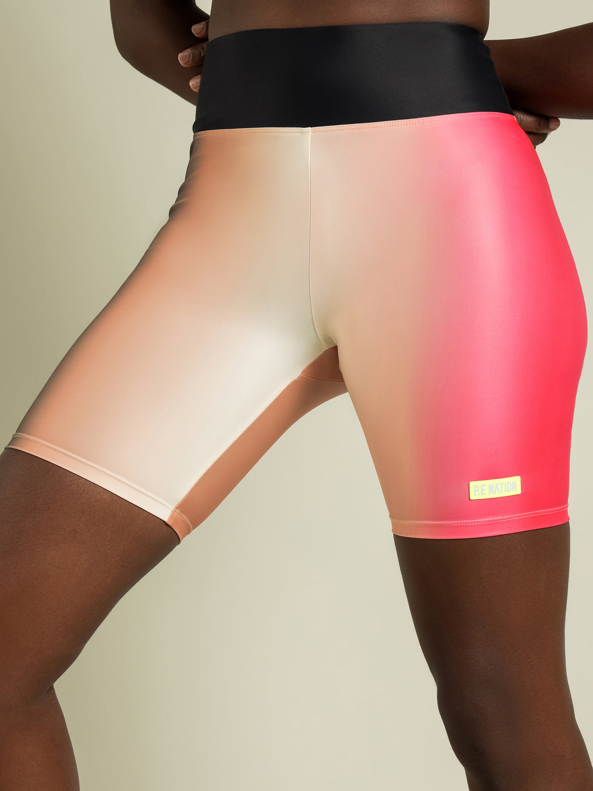 Momentum Bike Shorts in Gradient Print