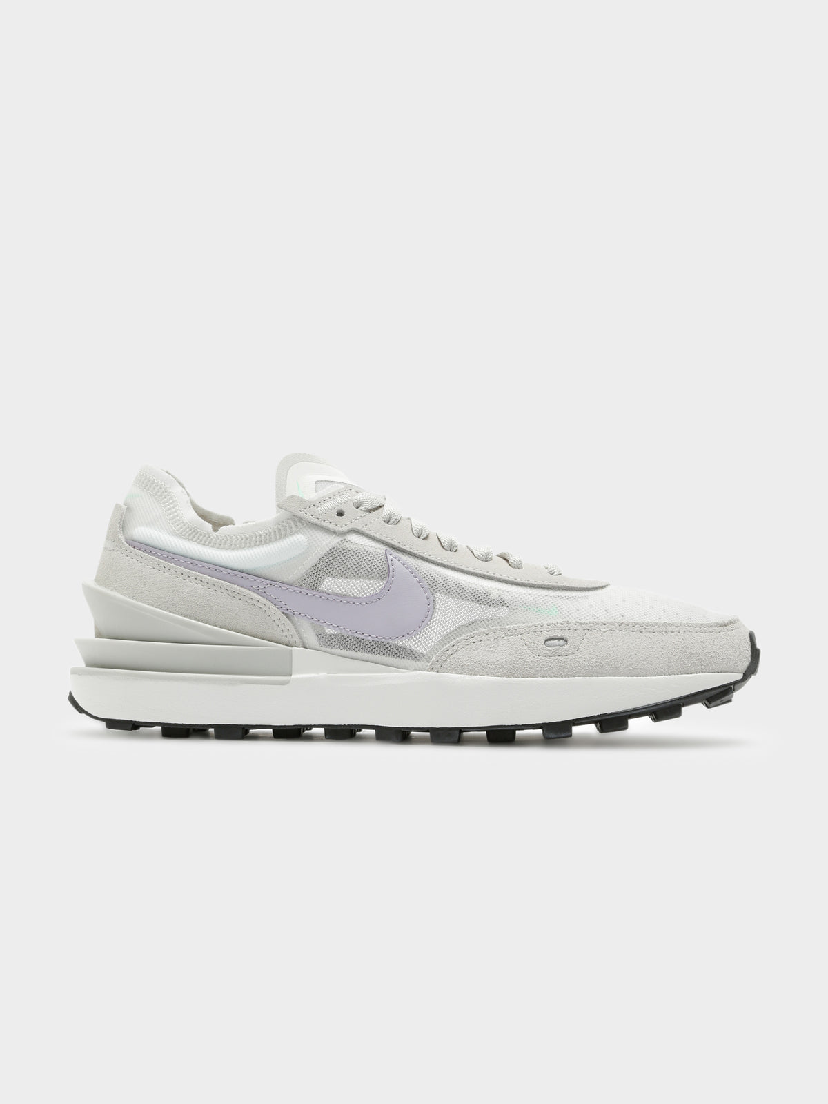 Womens Waffle One Sneakers in Summit White &amp; Infinite Lilac