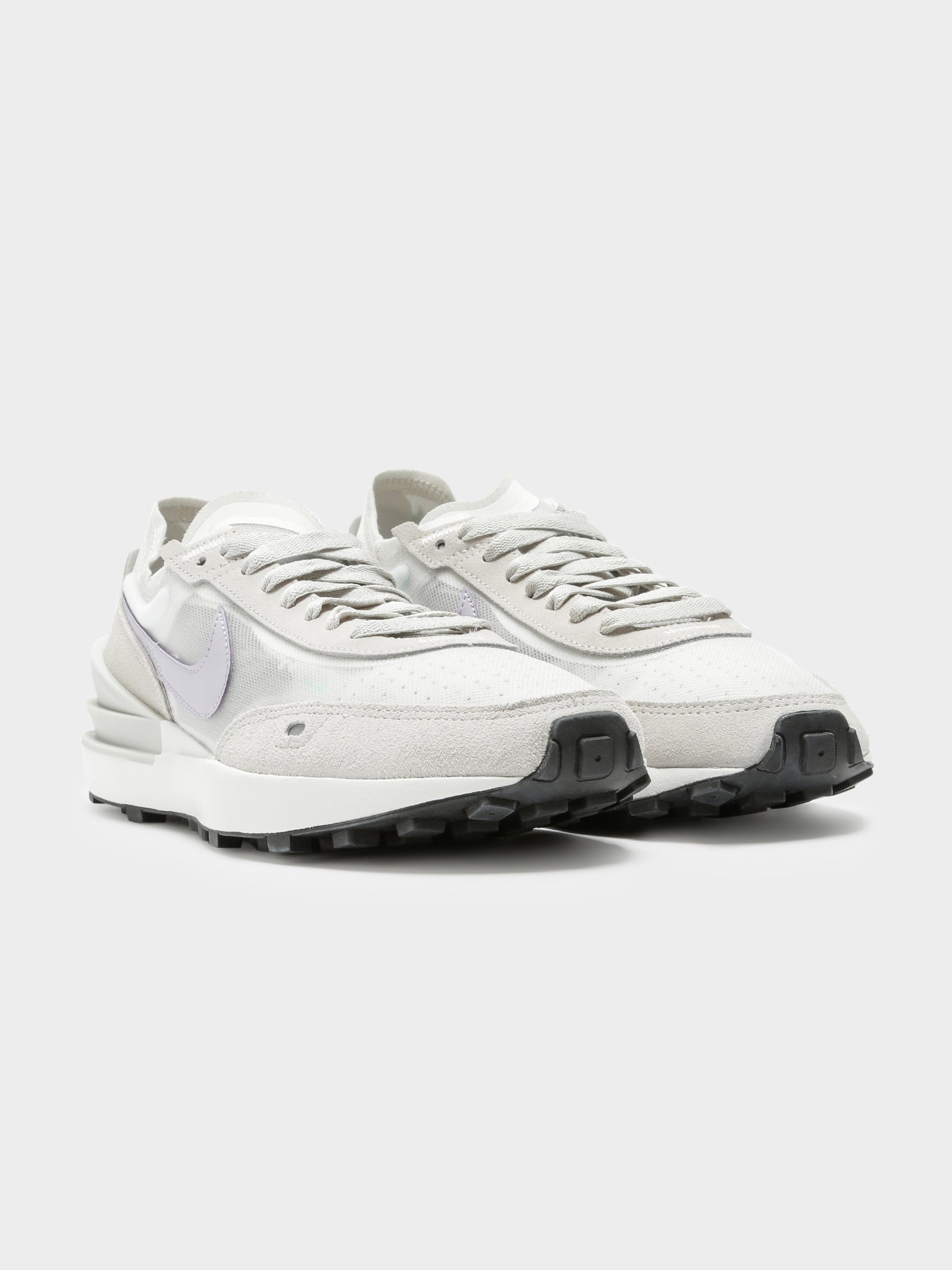 Womens Waffle One Sneakers in Summit White & Infinite Lilac