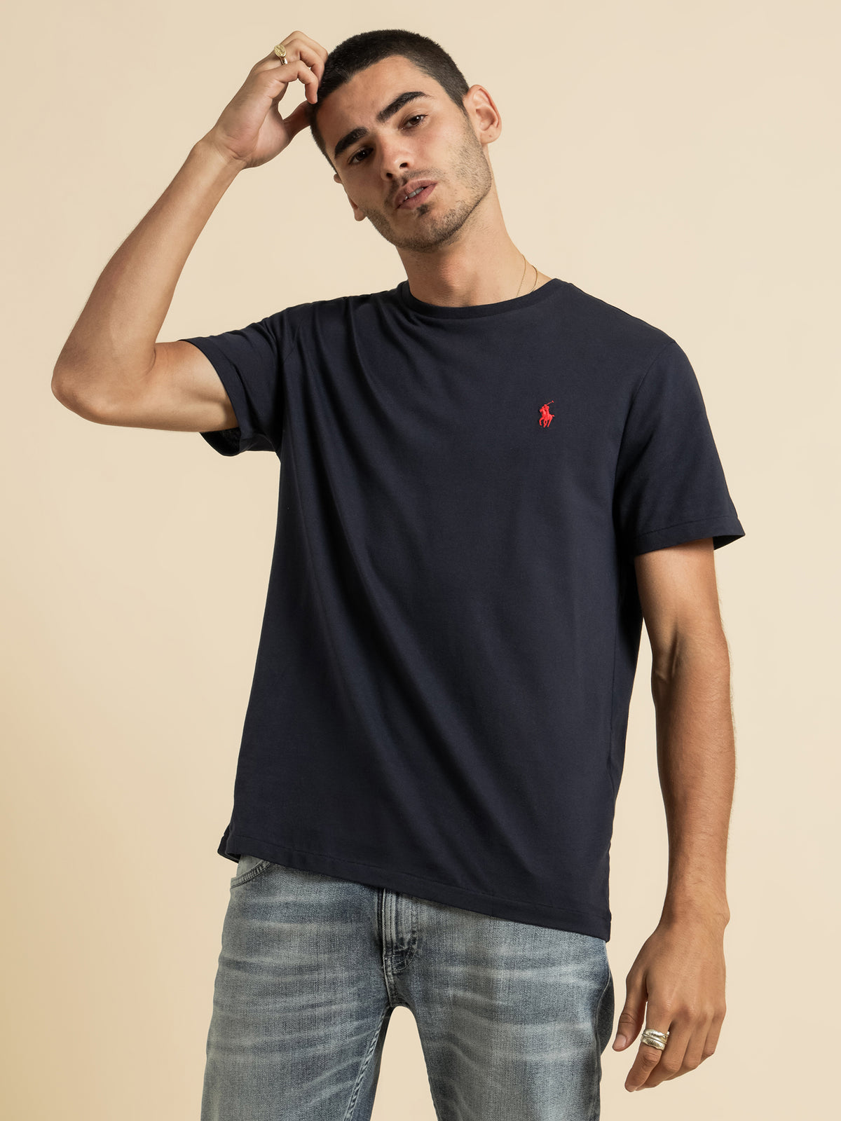 Custom Slim Fit Shirt in Ink Navy