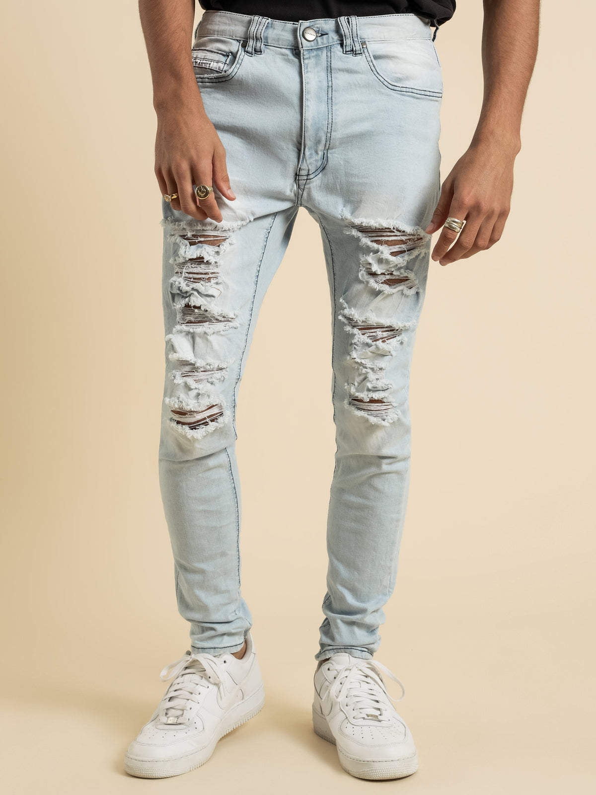 Tyler Super Skinny Jeans in Blue