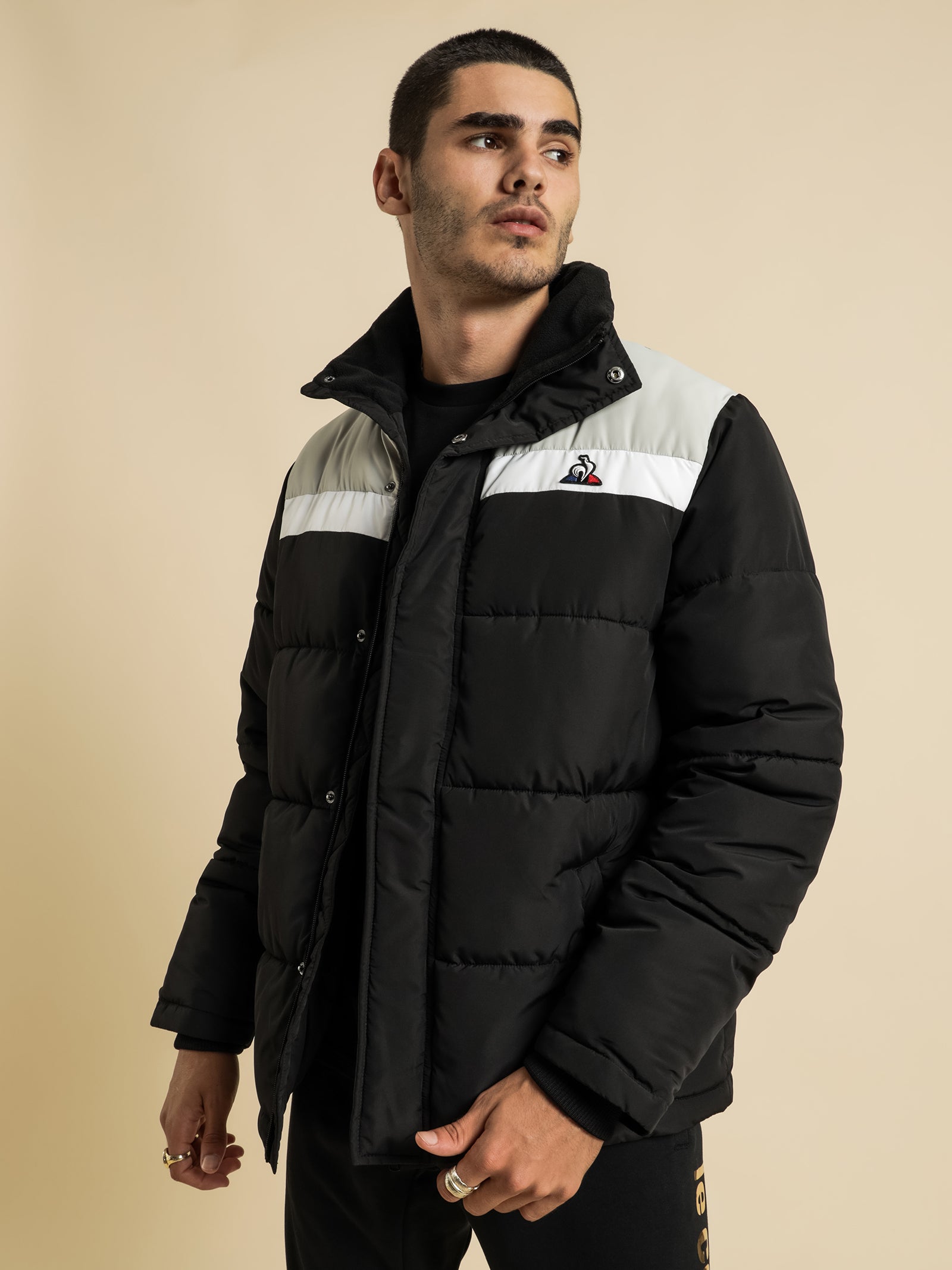 Royale Puffer Jacket in Black