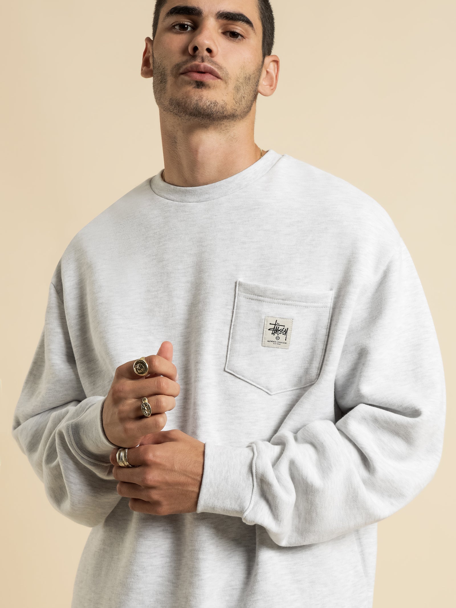 Pocket Crewneck