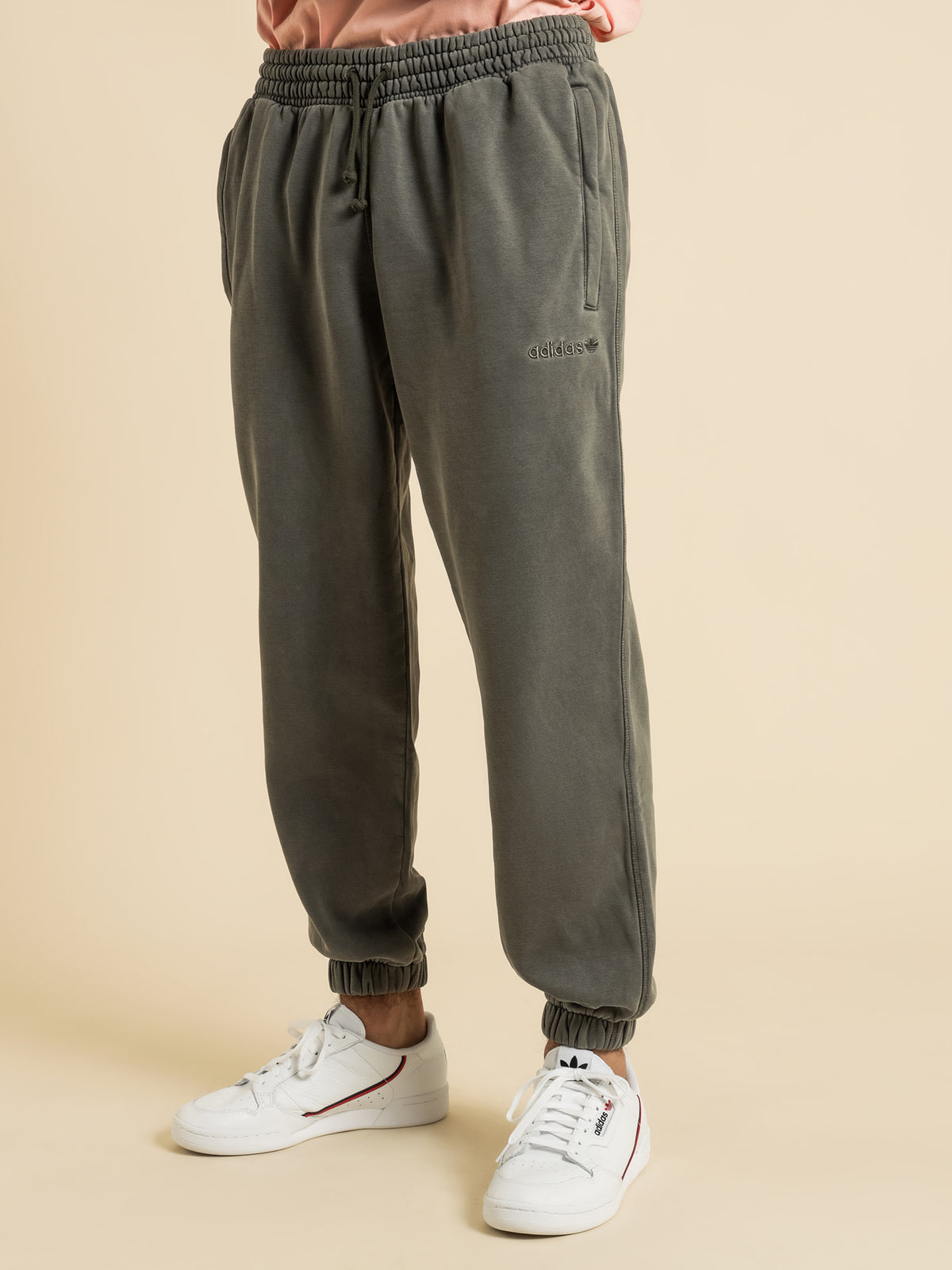 Adidas Overdyed Trackpants | Olive