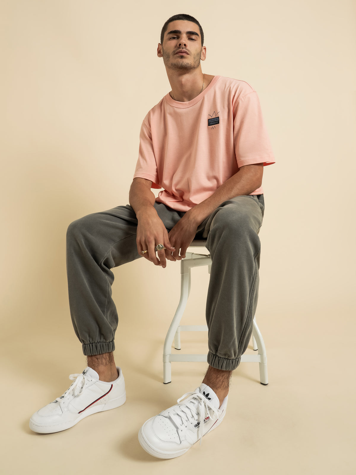 Adidas Overdyed Trackpants | Olive