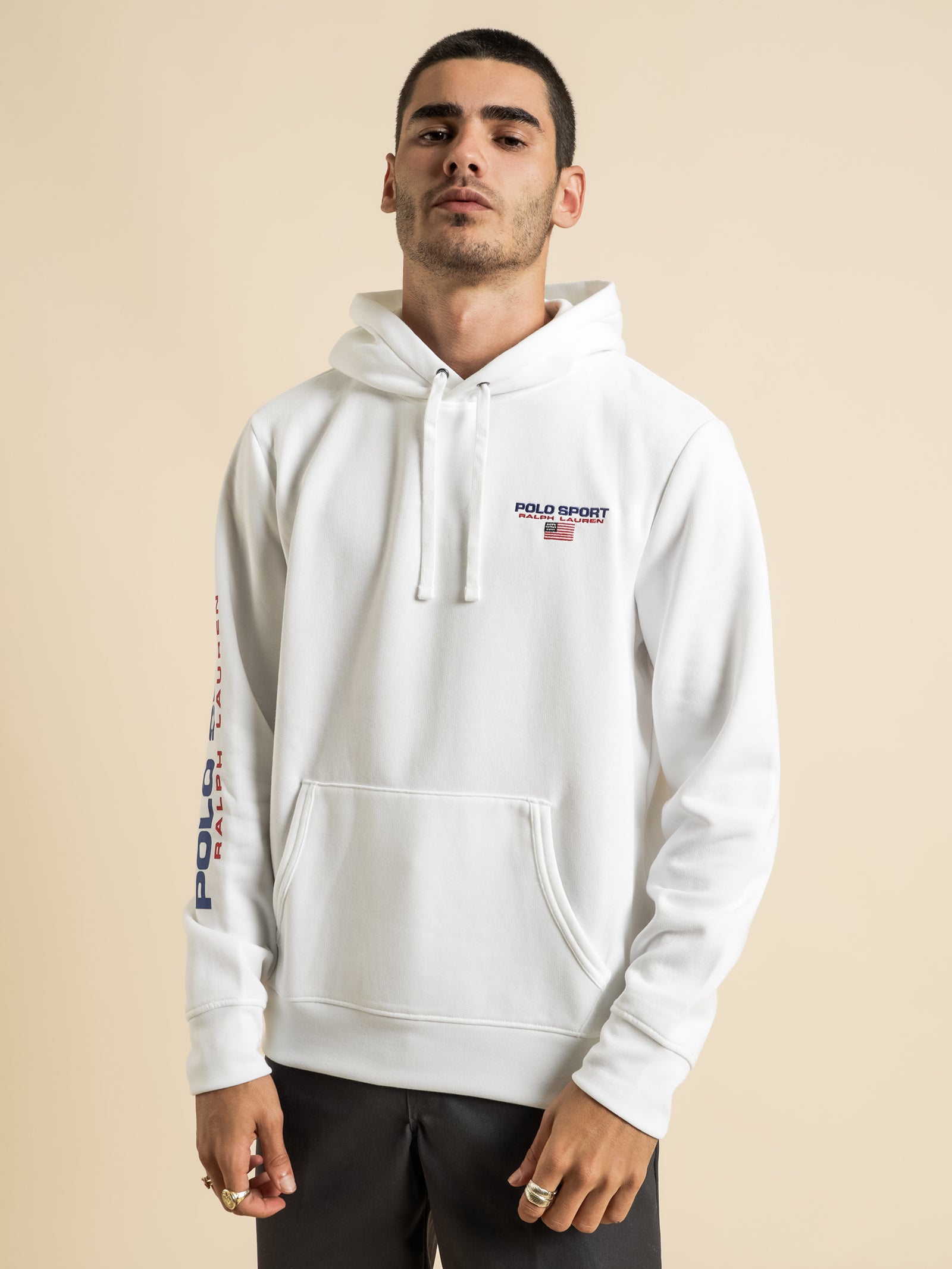 Logo Print Hoodie