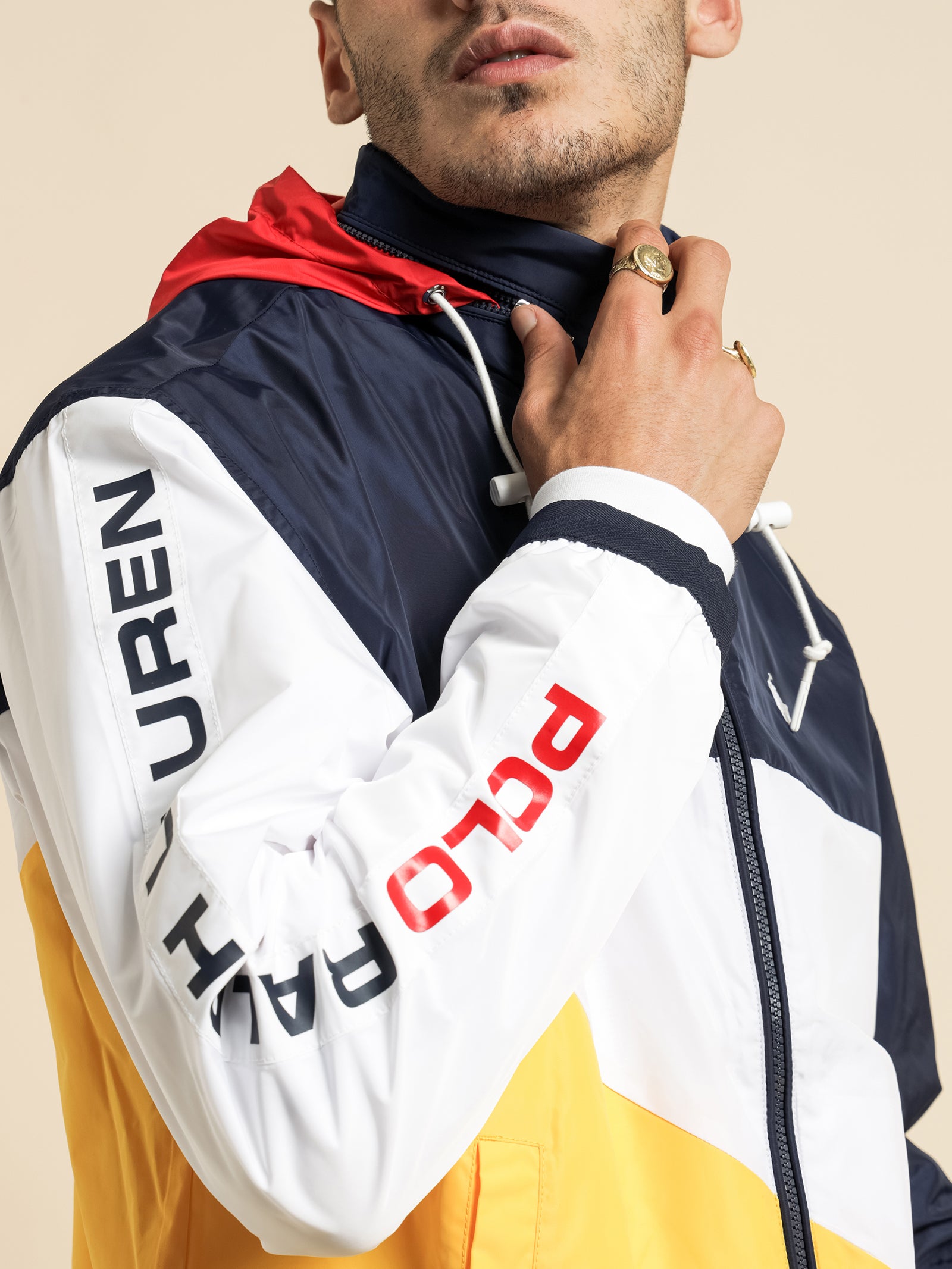 Pace Colourblock Full Zip Windbreaker