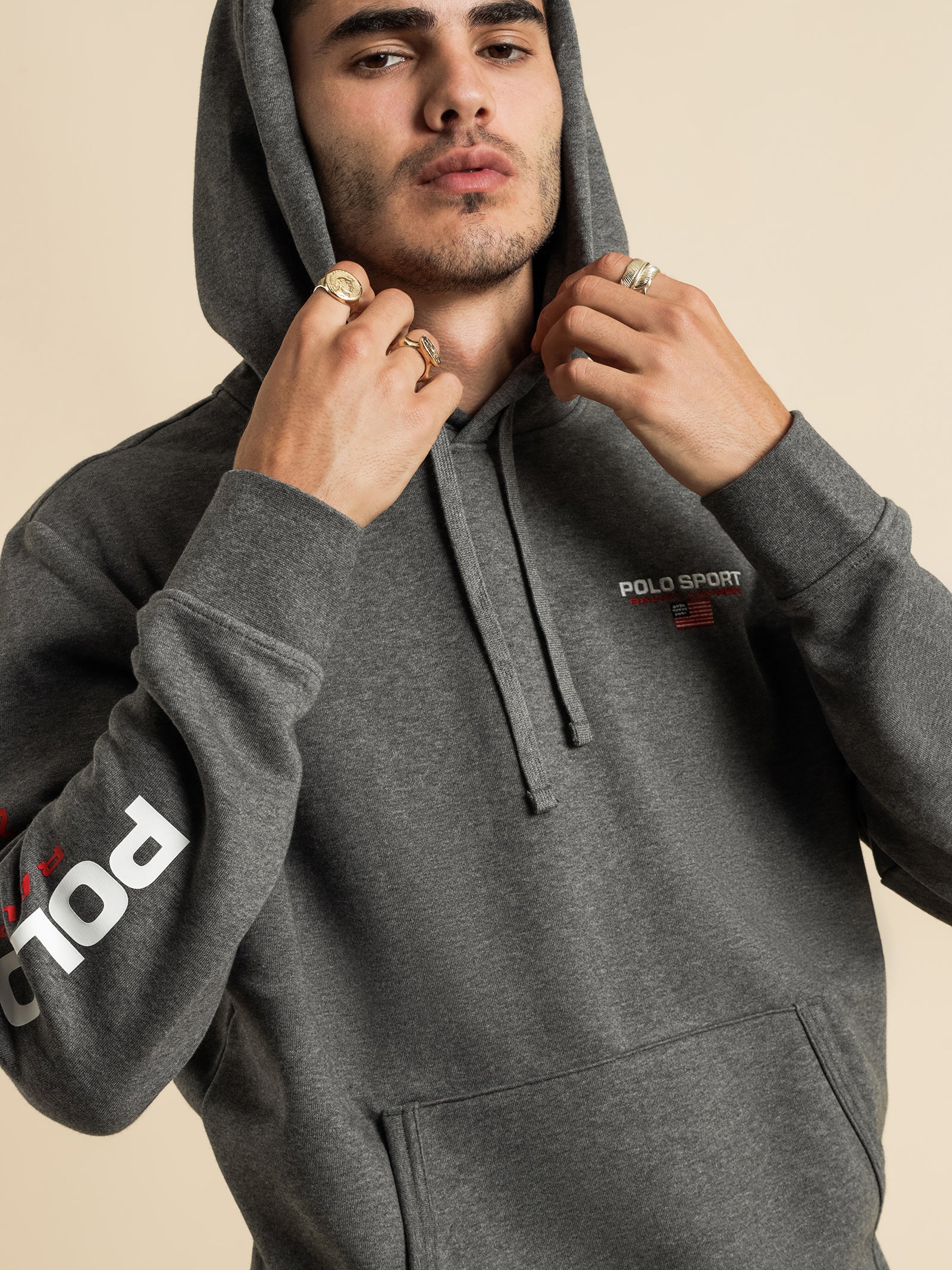 Logo Print Hoodie