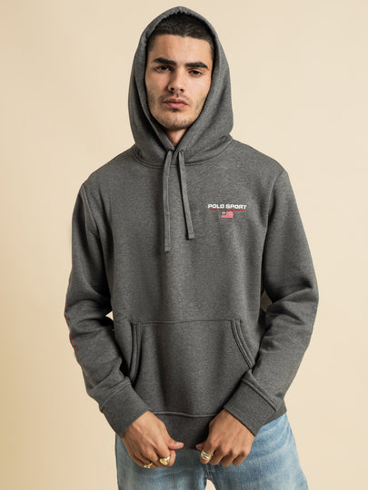 Logo Print Hoodie