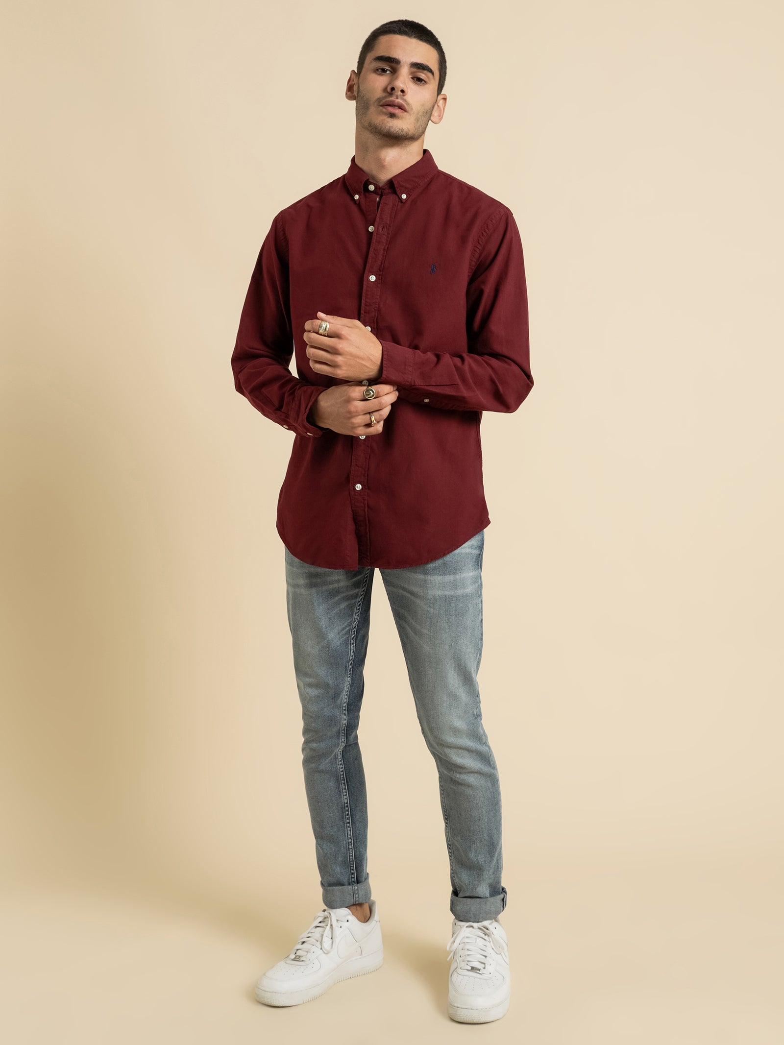 Slim Fit Button Up Shirt