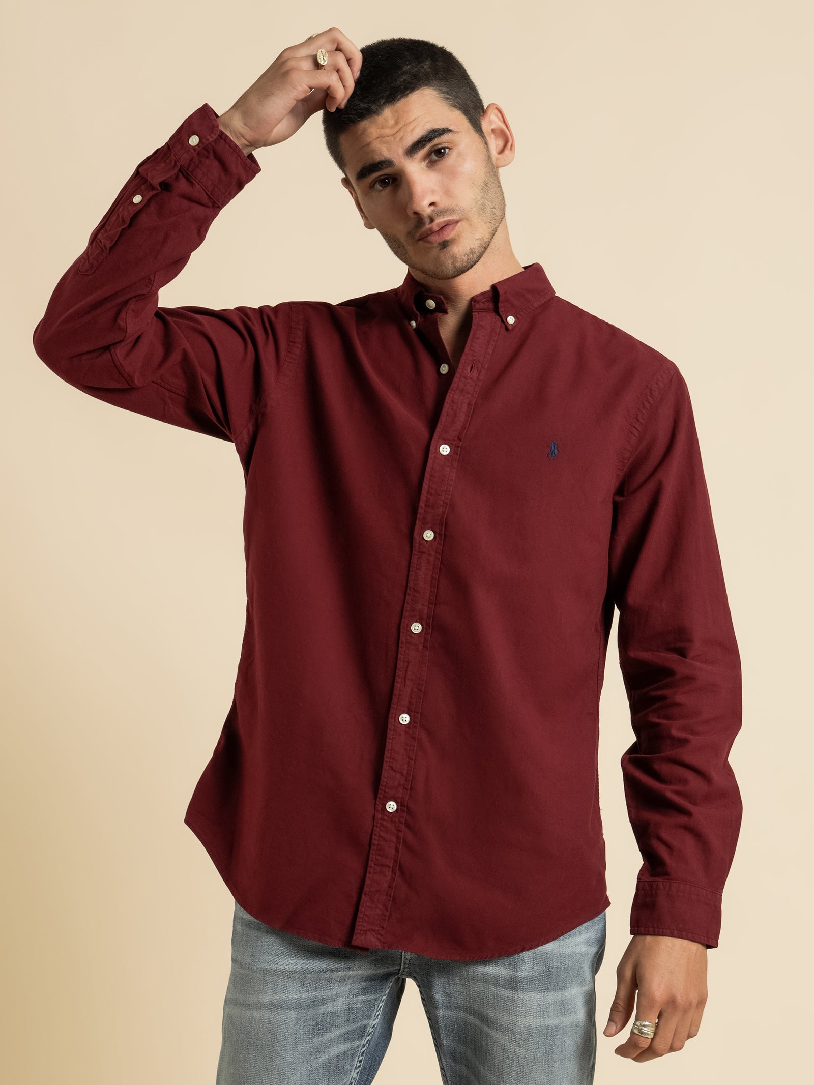 Slim Fit Button Up Shirt