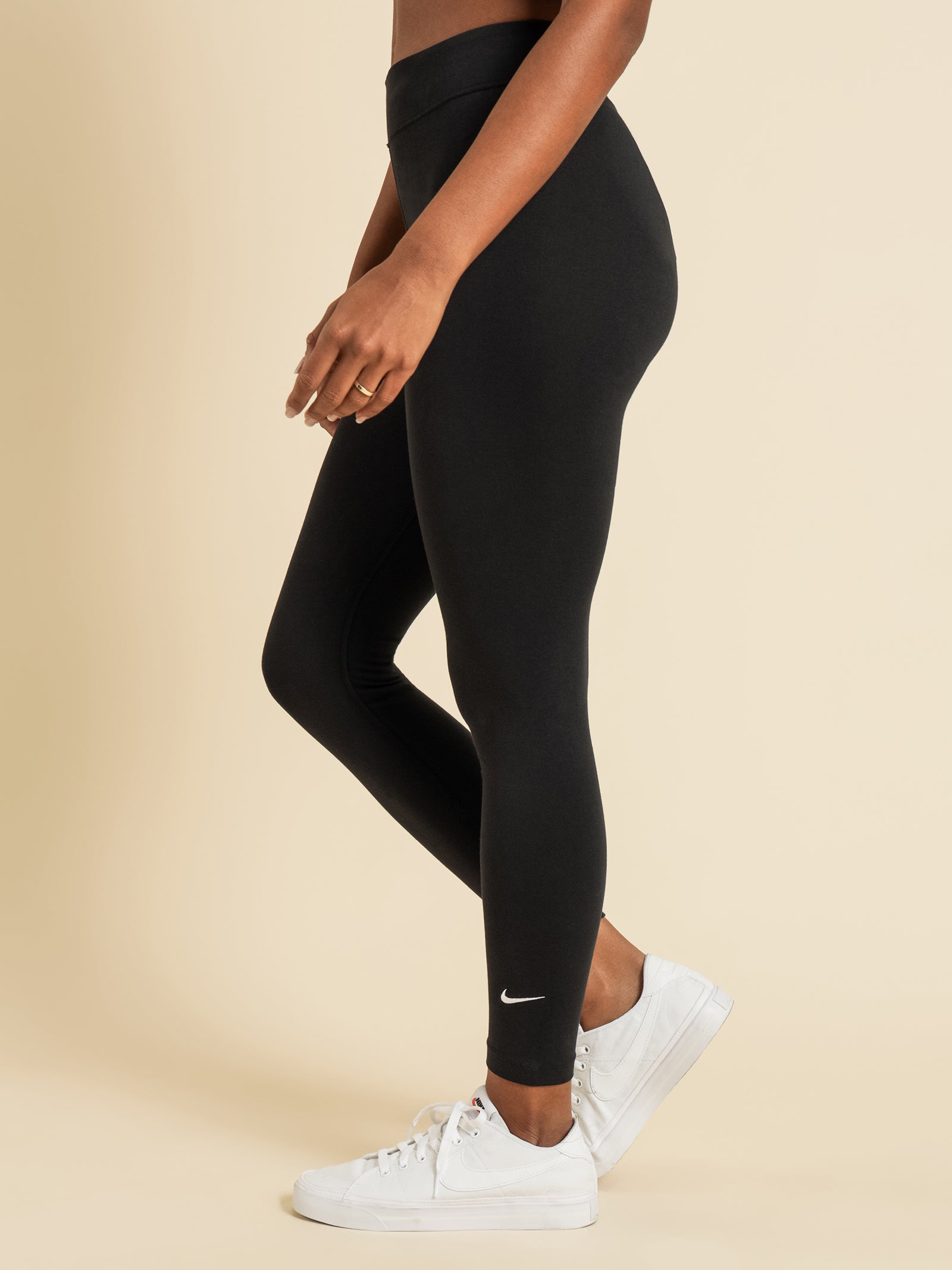 nike black cotton leggings