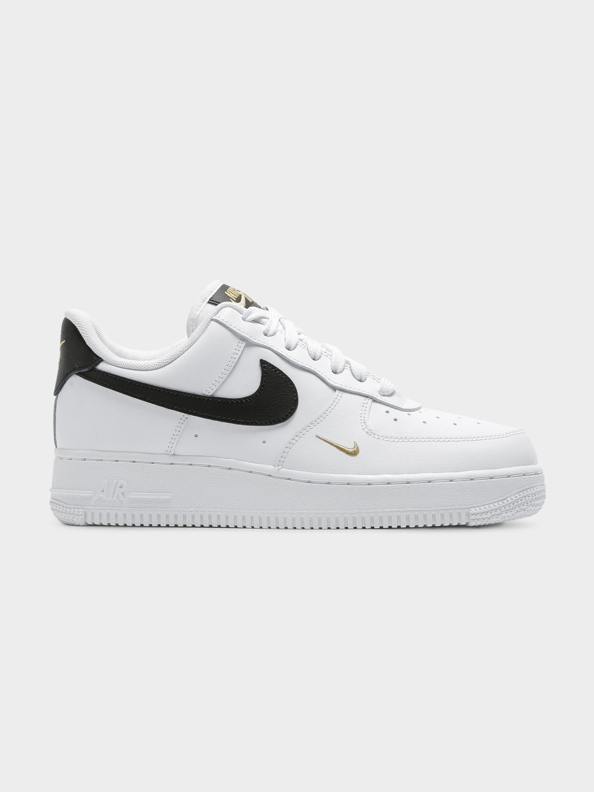 Womens Air Force 1 &#39;07 Sneakers in Black &amp; White