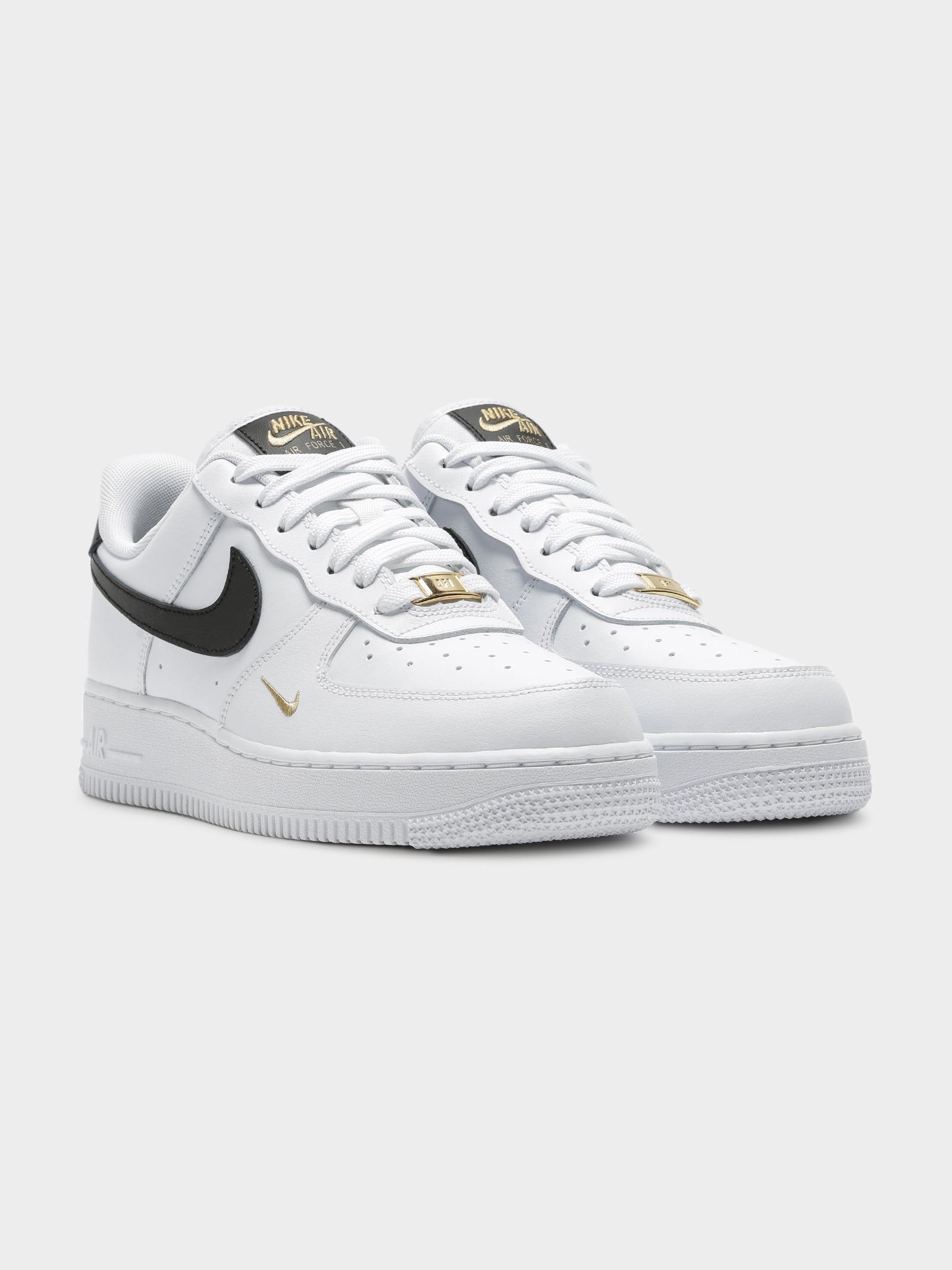 Sneakers Air Force Gold Tick Nike Air Force Low Gold Swoosh Beige