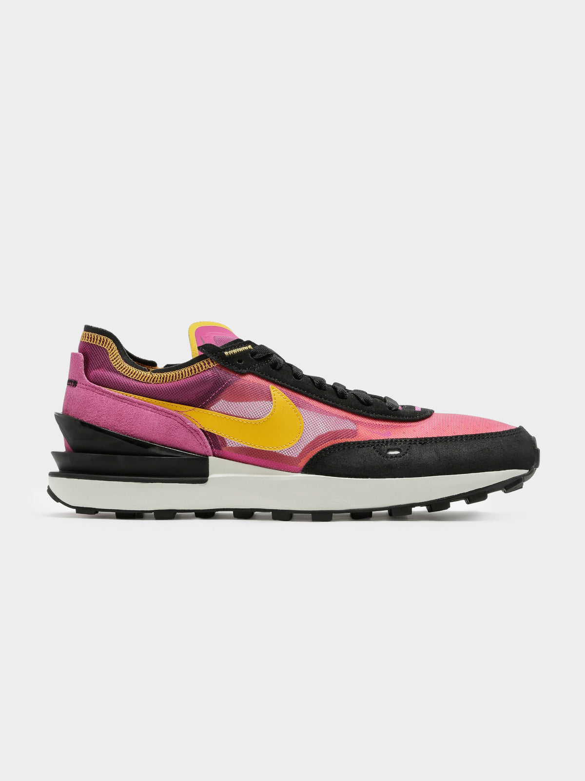 Mens Waffle One Sneakers in Active Fushia &amp; University Gold