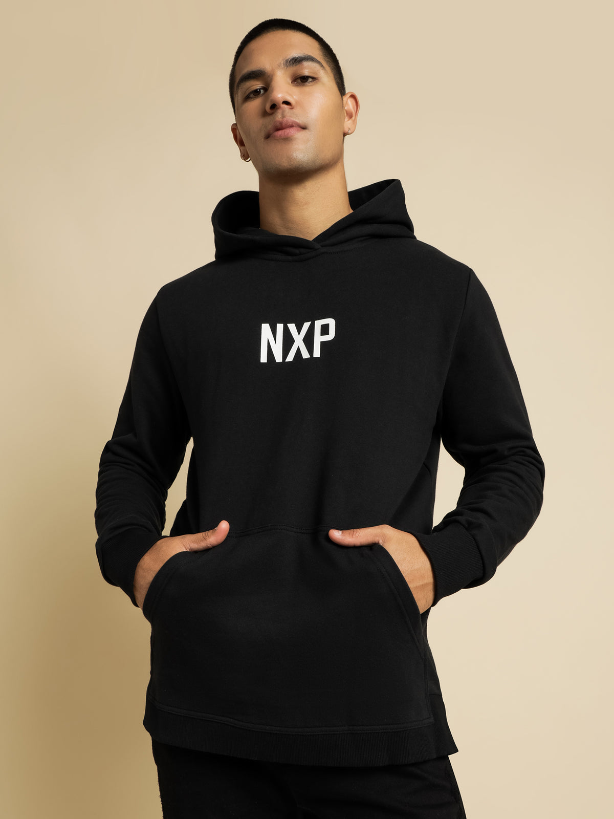 Nena and Pasadena Become The Thunder Step Hooded Sweater in Jet Black | Black