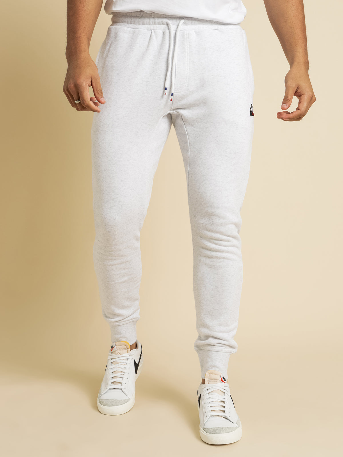 Blaise Track Pants in Snow Marle