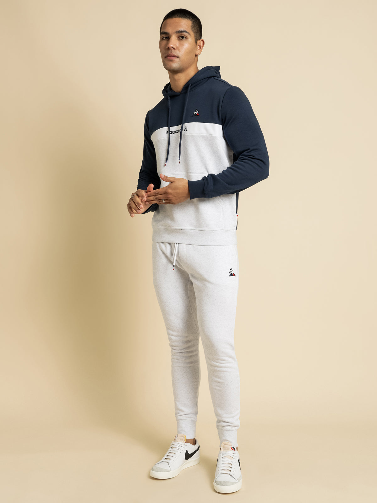 Georges Hooded Sweat in Dress Blue